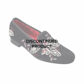 Lightweight Material Butterflies Black Velvet