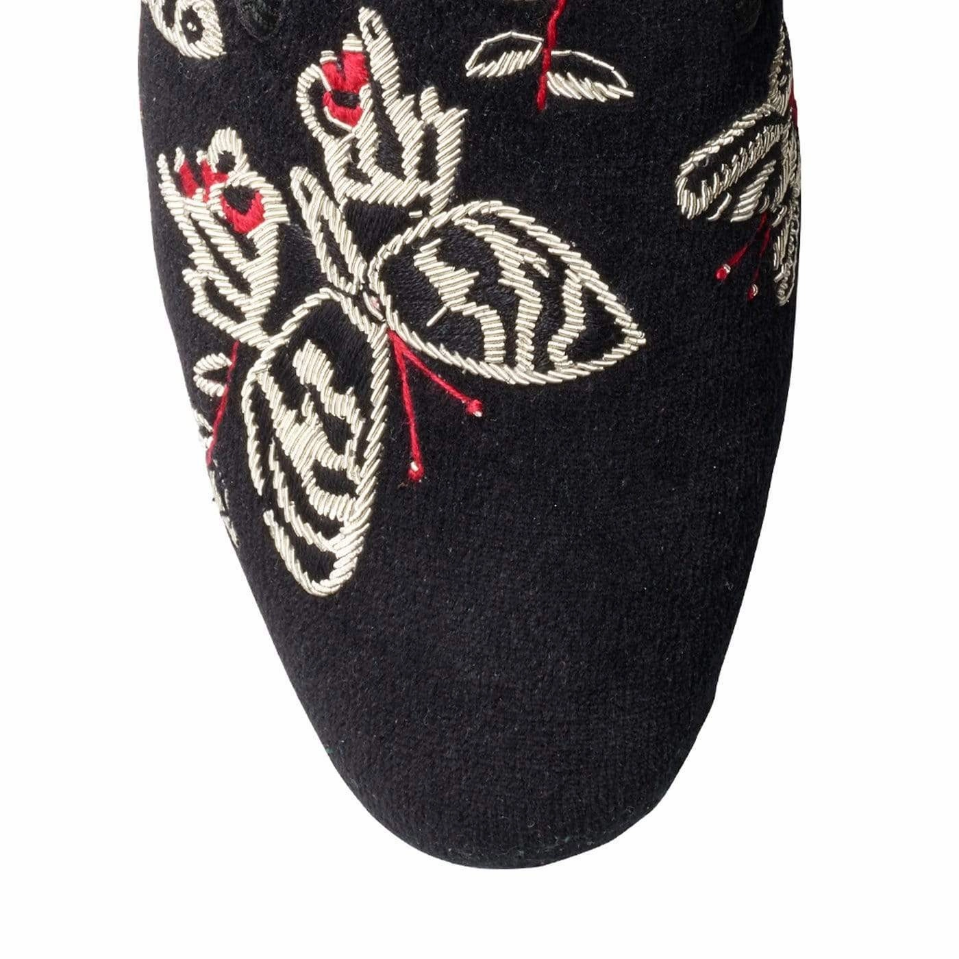 Airflow Ventilation Channels Reinforced toe cap Butterflies Black Velvet