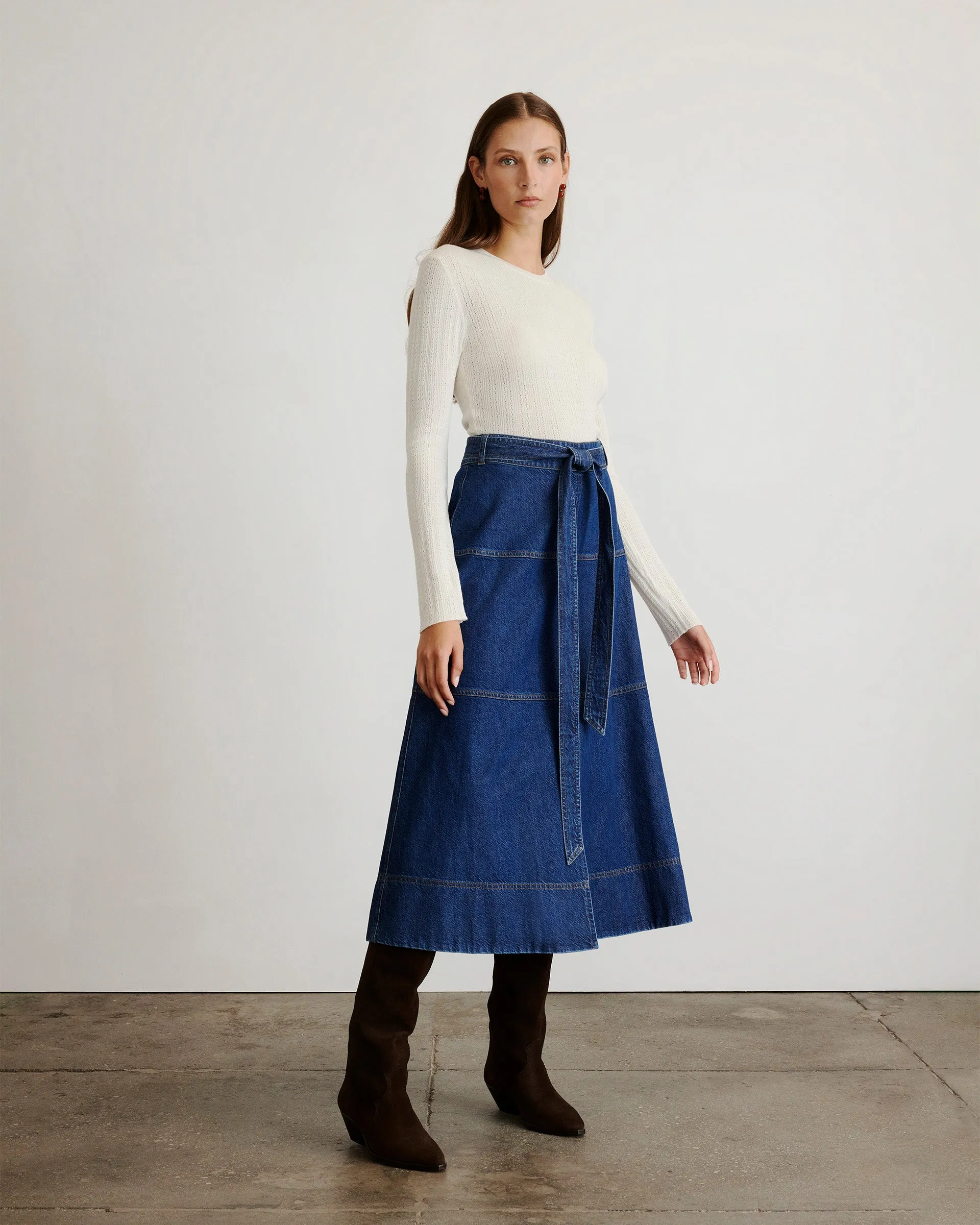 Machine washable Cold Look Crew Neck Kayden Knit