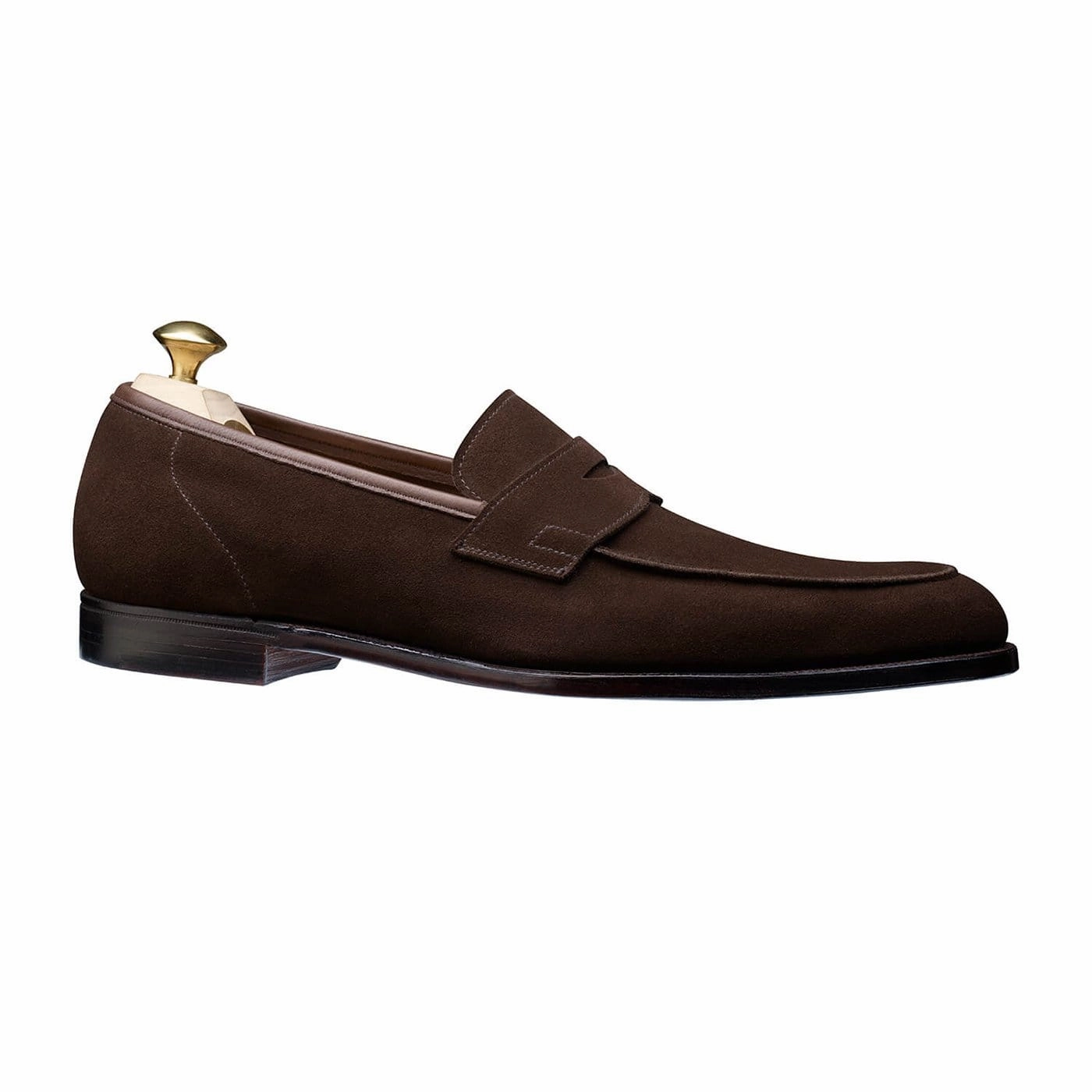 Cadogan Dark Brown Calf Suede Reliable Sole