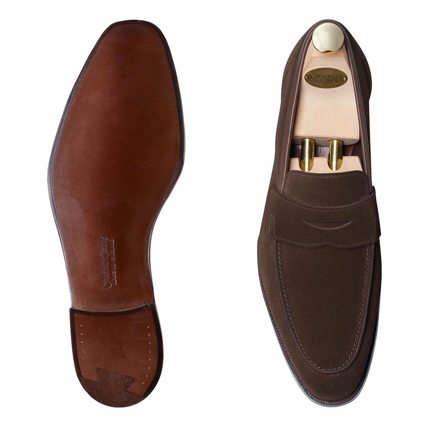 Cadogan Dark Brown Calf Suede Solid Choice music fest