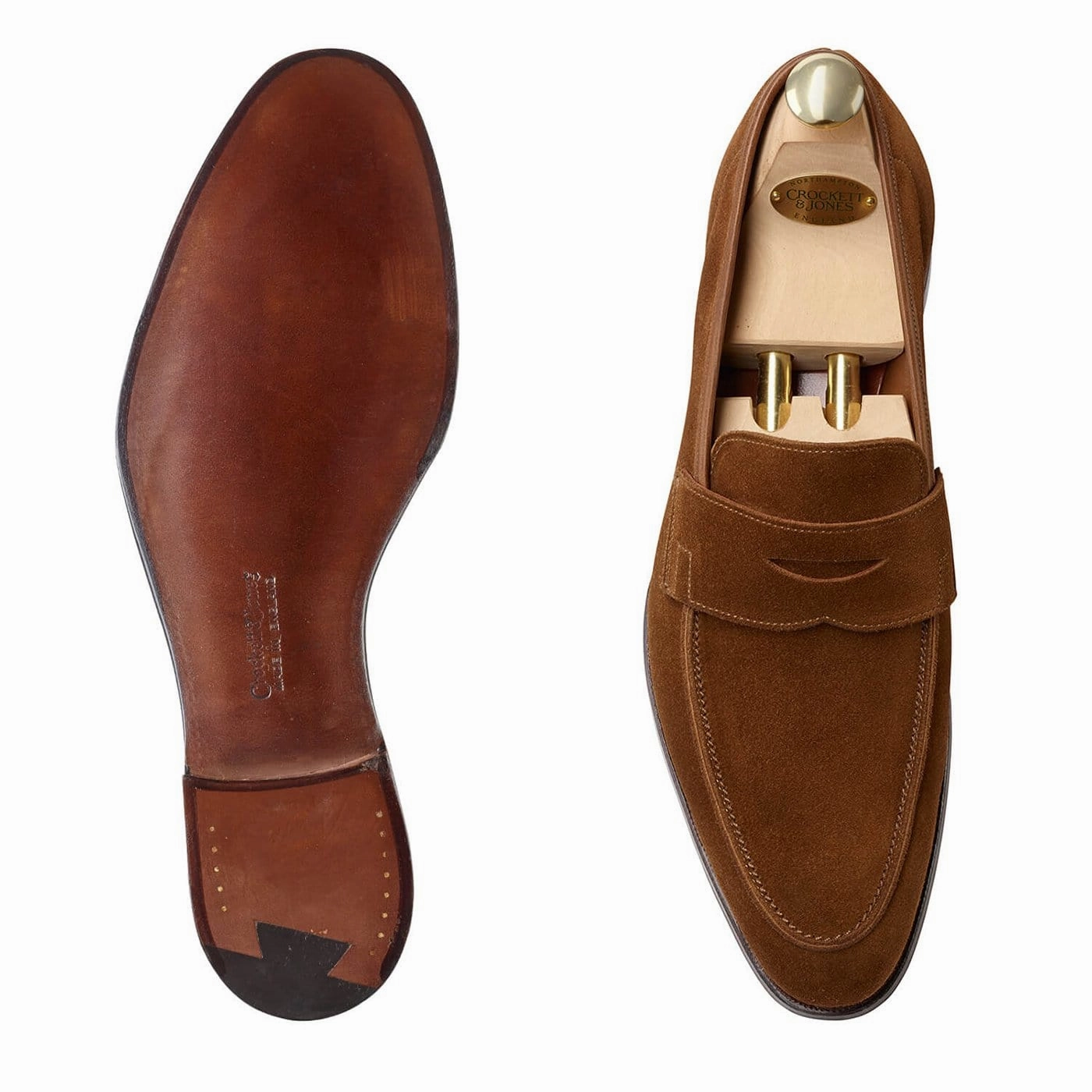 Sole Sure Cadogan Tobacco Calf Suede