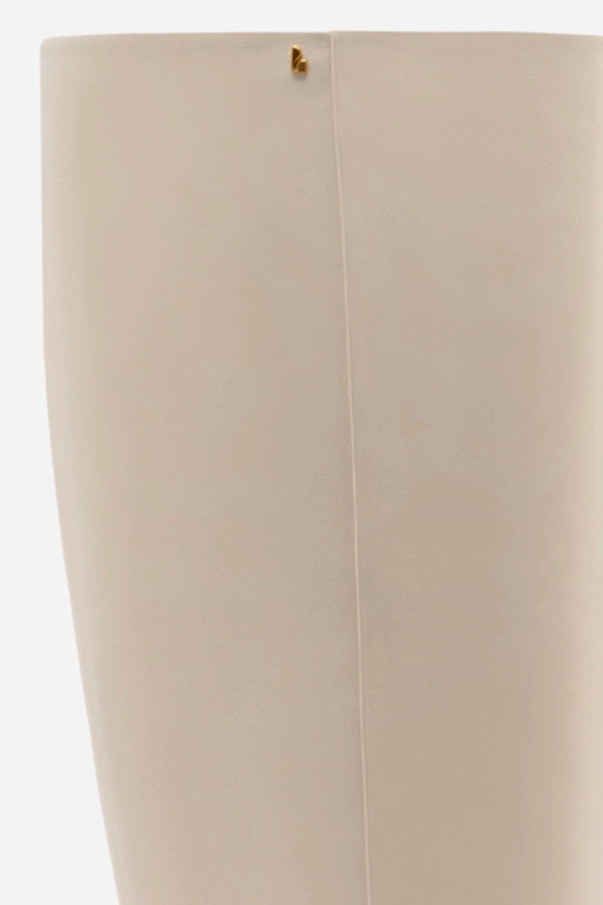 Kate Mid Boot In Ivory Leather Year long