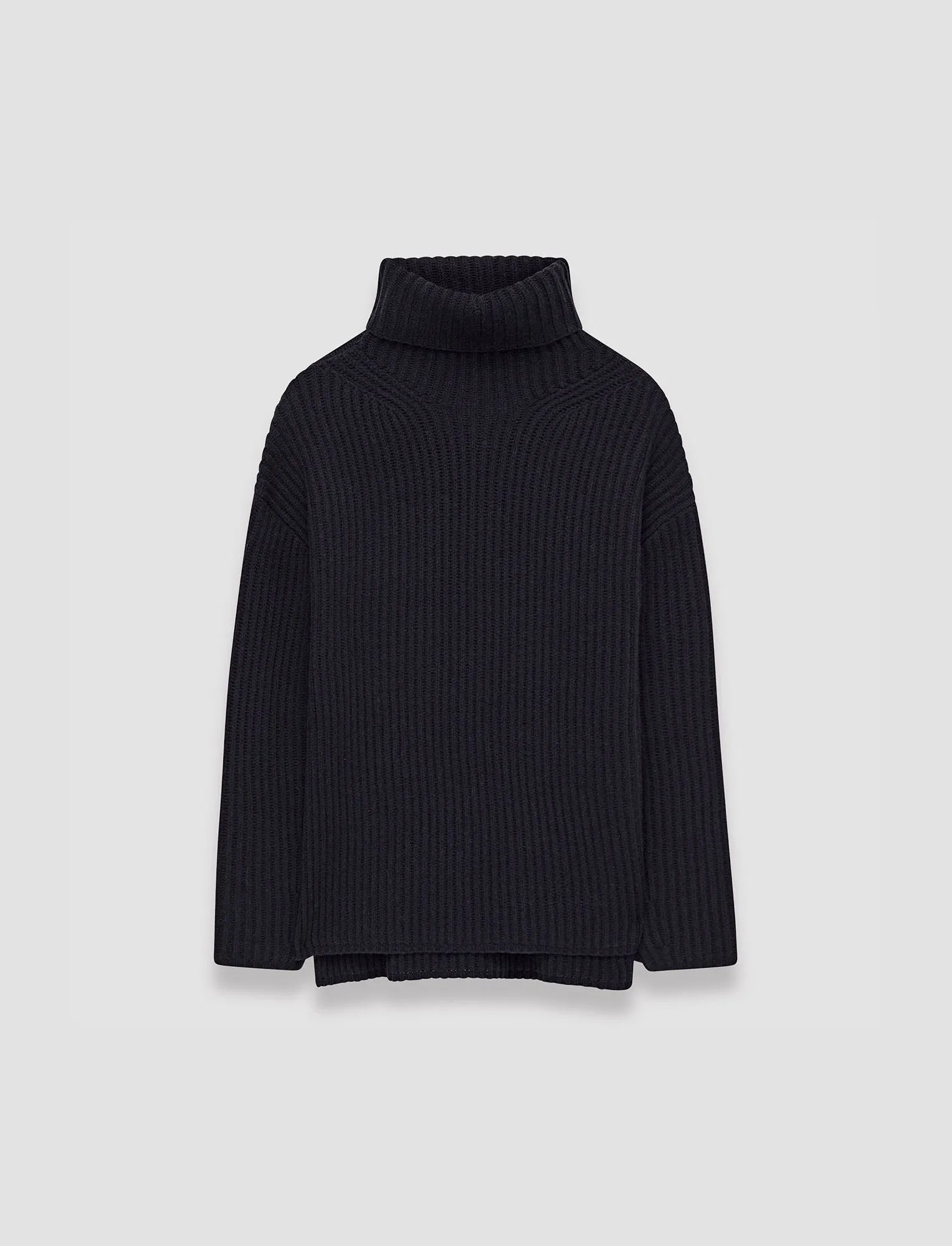 Cardigan Stitch High Neck Jumper Hooded Knit Variation