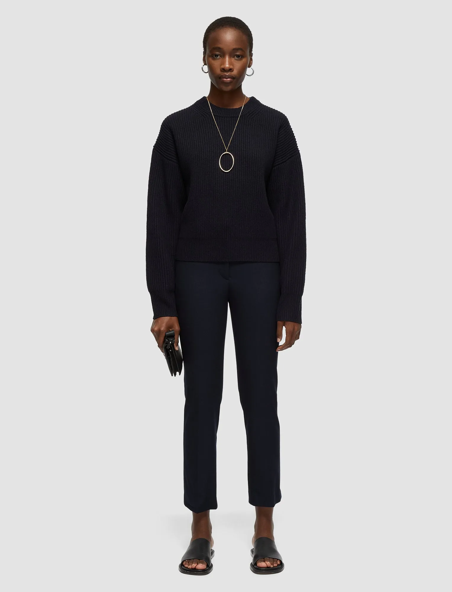 Cardigan Stitch Jumper Indoor Layer Layered Knit Structure