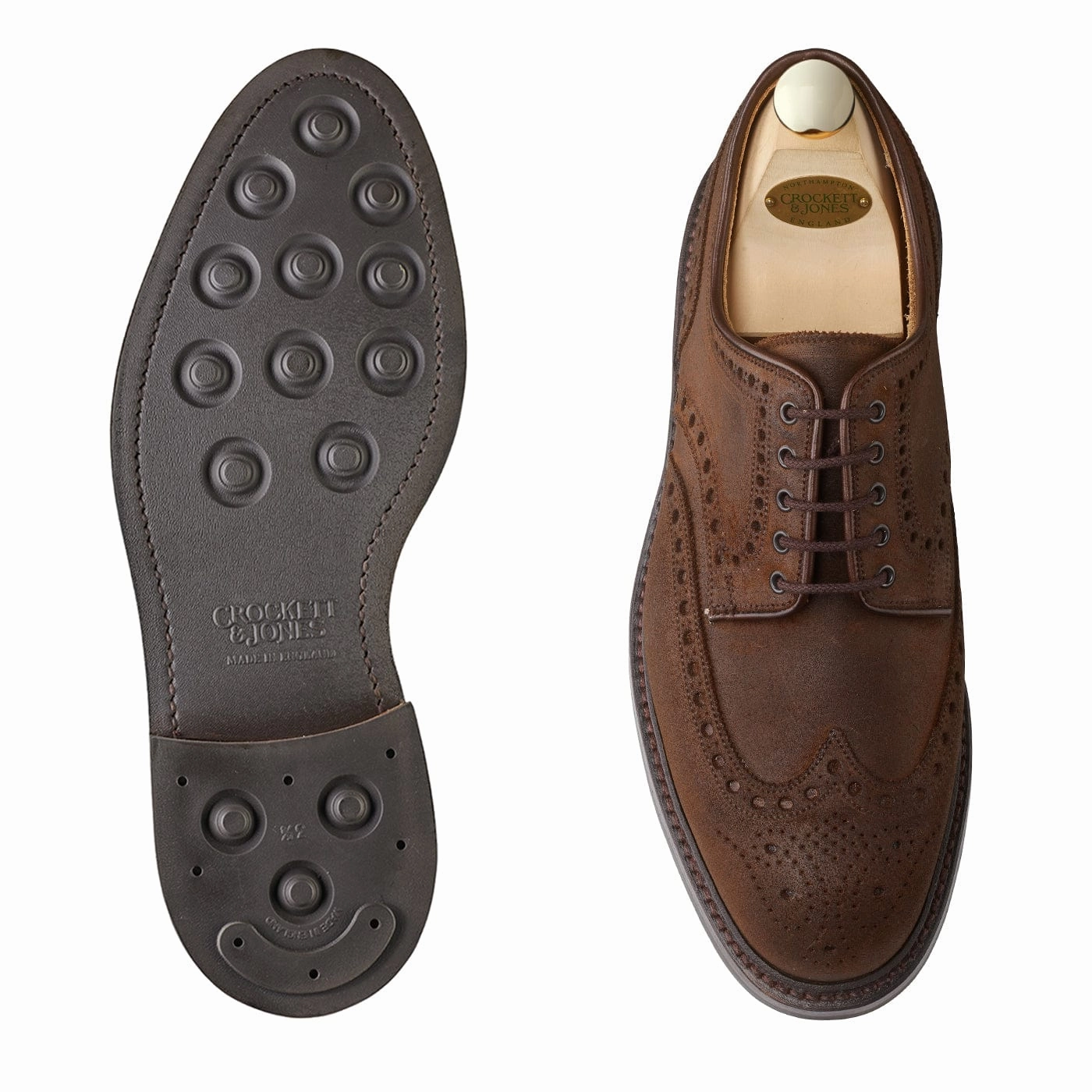 Cardigan 4 Dark Brown Rough-Out Suede Body Balance