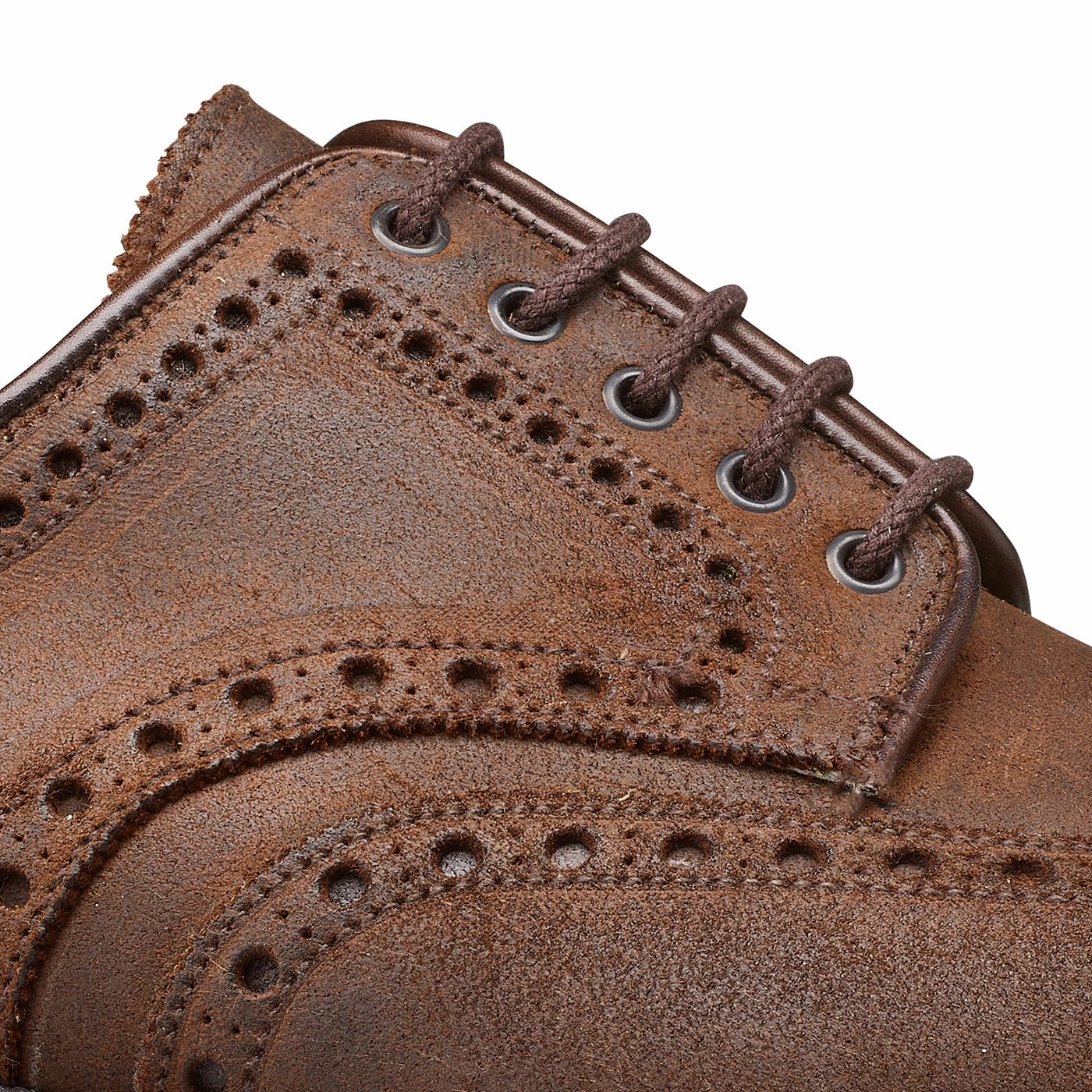 Waterproof Travel Light Cardigan 4 Dark Brown Rough-Out Suede