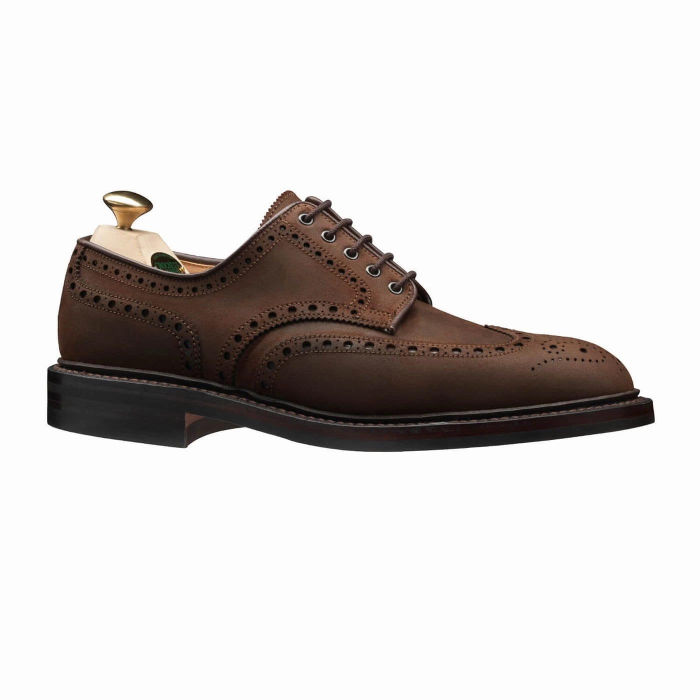 Winter Chill Cardigan 4 Dark Brown Rough-Out Suede