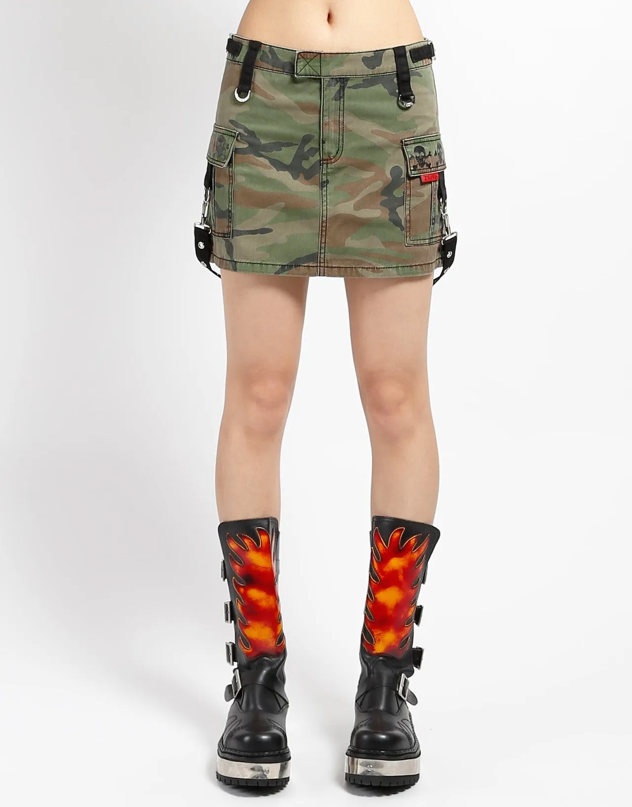 Quick Change Seam-Free CARGO POCKET SKIRT CAMO