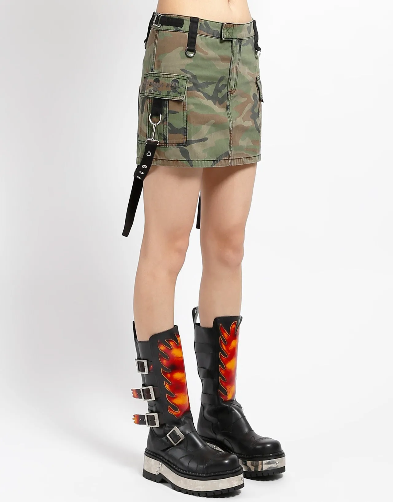 Cool Weather CARGO POCKET SKIRT CAMO