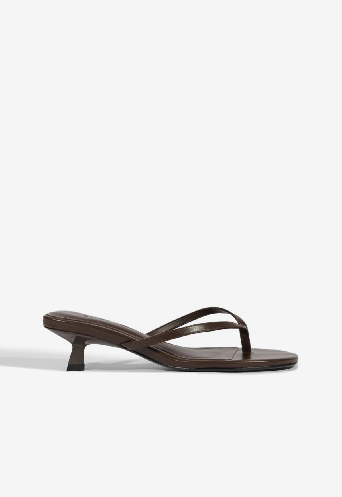 Sleek Flats Carolyn Leather Sandal