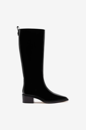 Energy Rise Florencia Boot In Black Box Leather