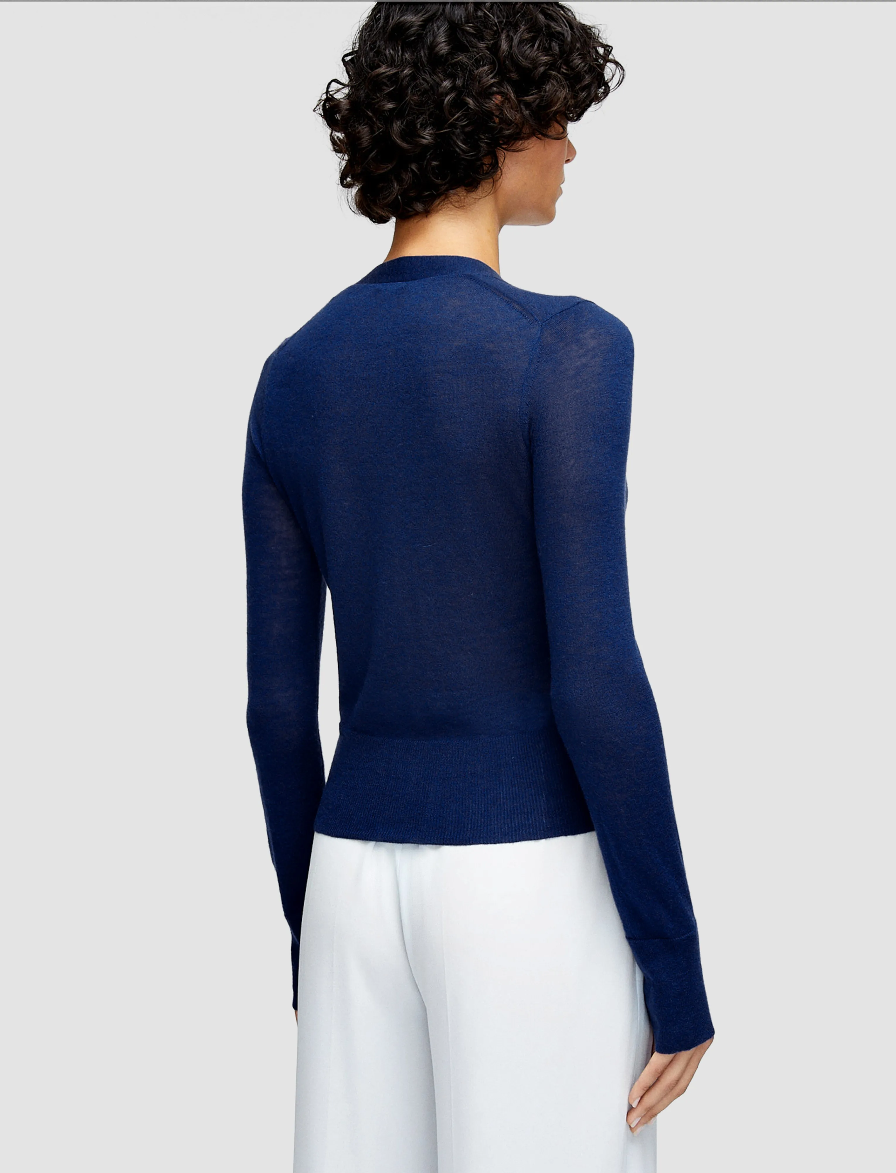 Cashair Cardigan MachineWashable Structure Loopwheel Construction