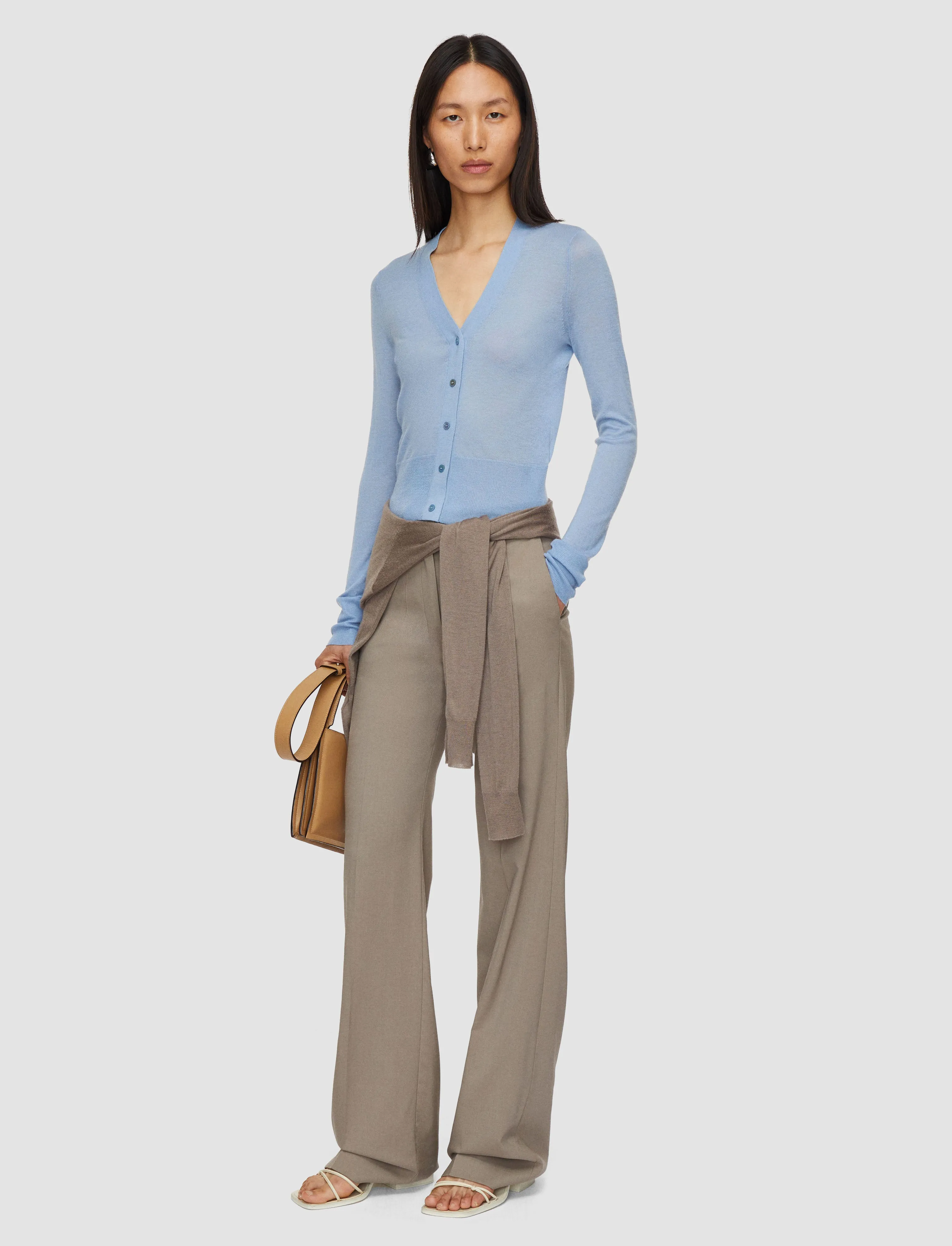 Cashmere Blend Outdoor Comforted Cashair Cardigan