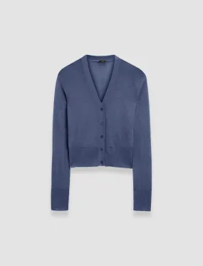 Cashair Cardigan Slub Texture On-The-Go