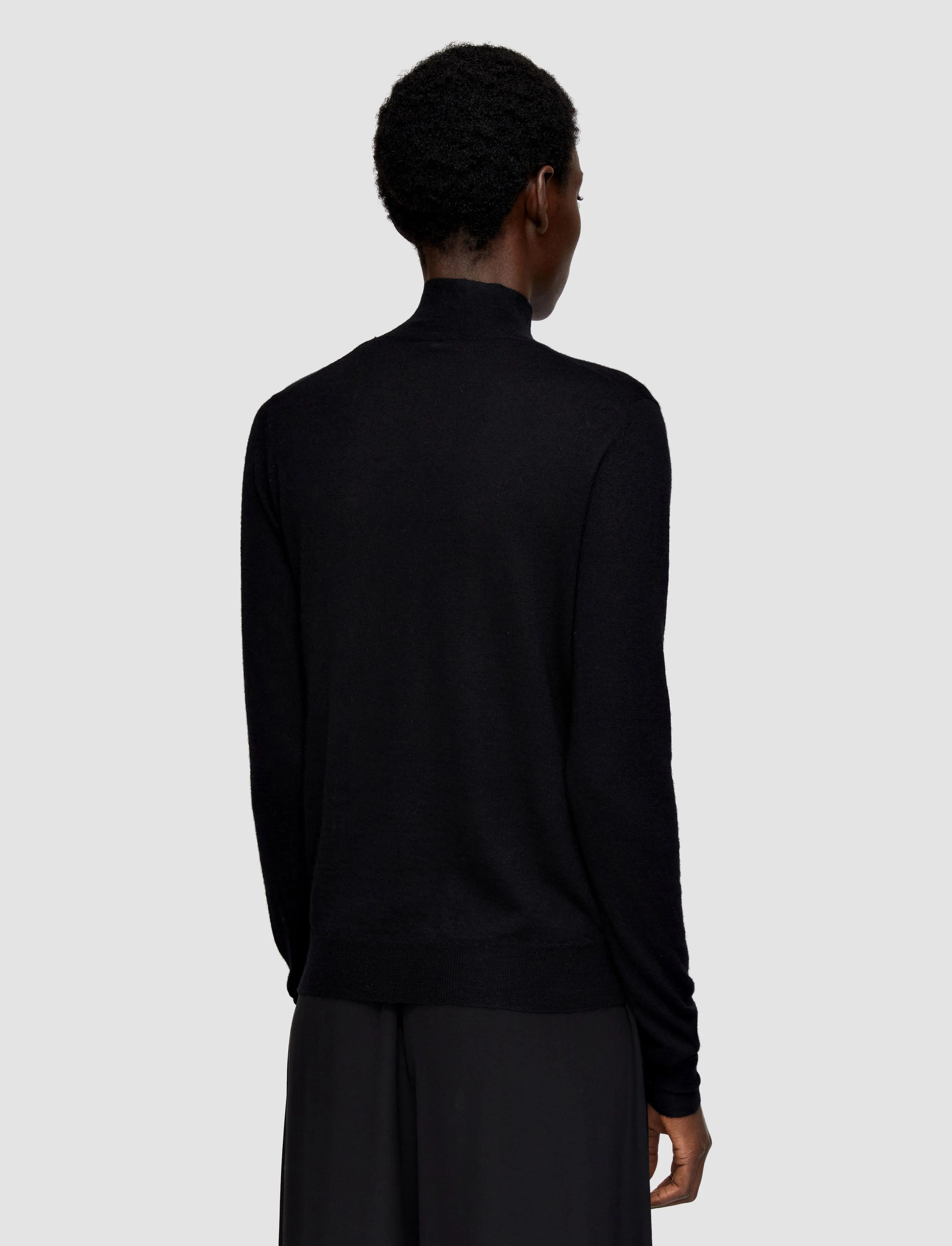 Cashair High Neck Jumper Simple Form Relax time