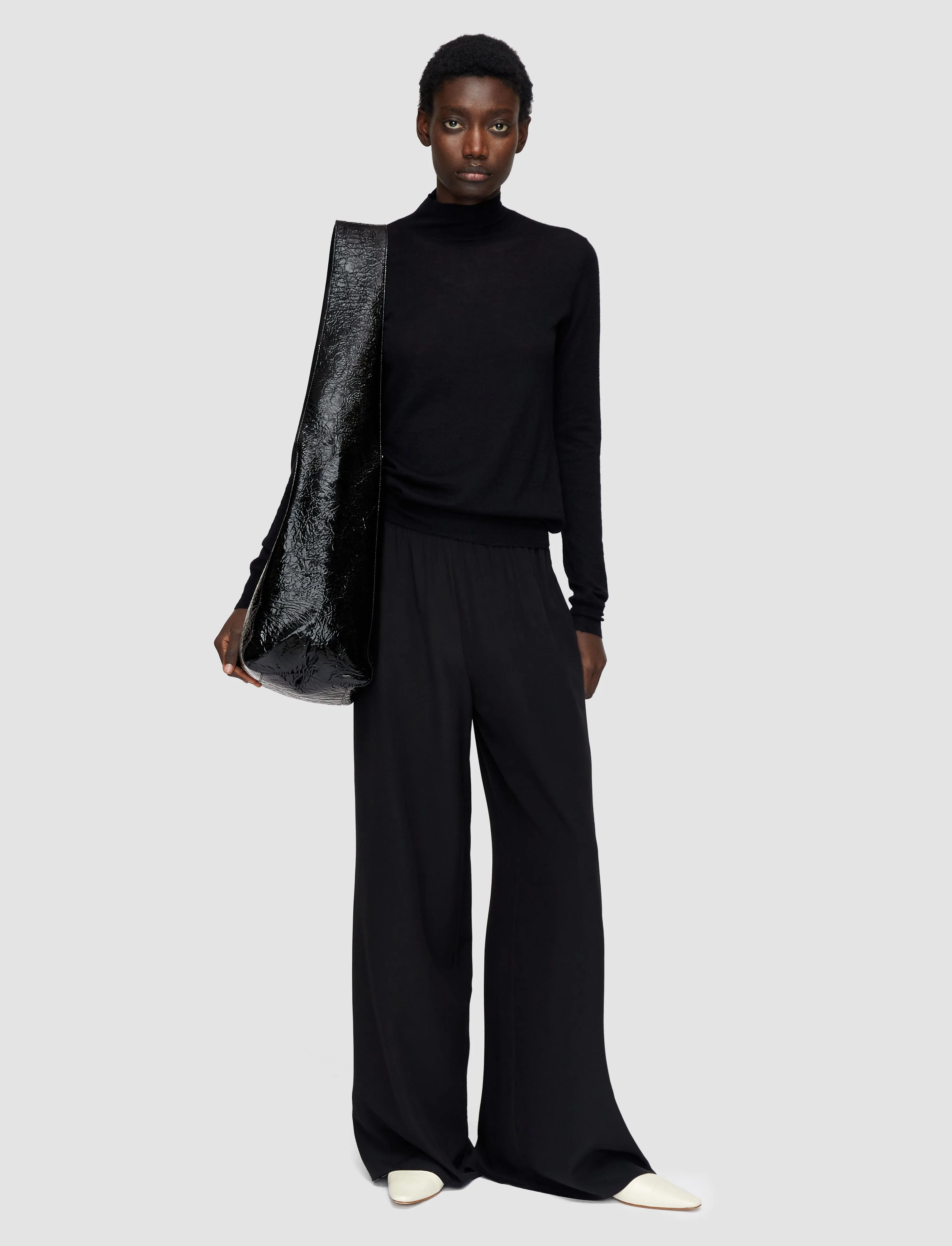 Cashair High Neck Jumper Fresh Outfit Easy Draping