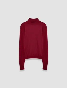 Organic Cotton Yarn Cashair High Neck Jumper