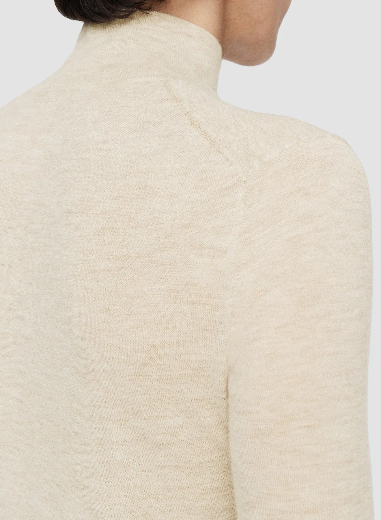 Cashair High Neck Jumper NonChlorine Bleached