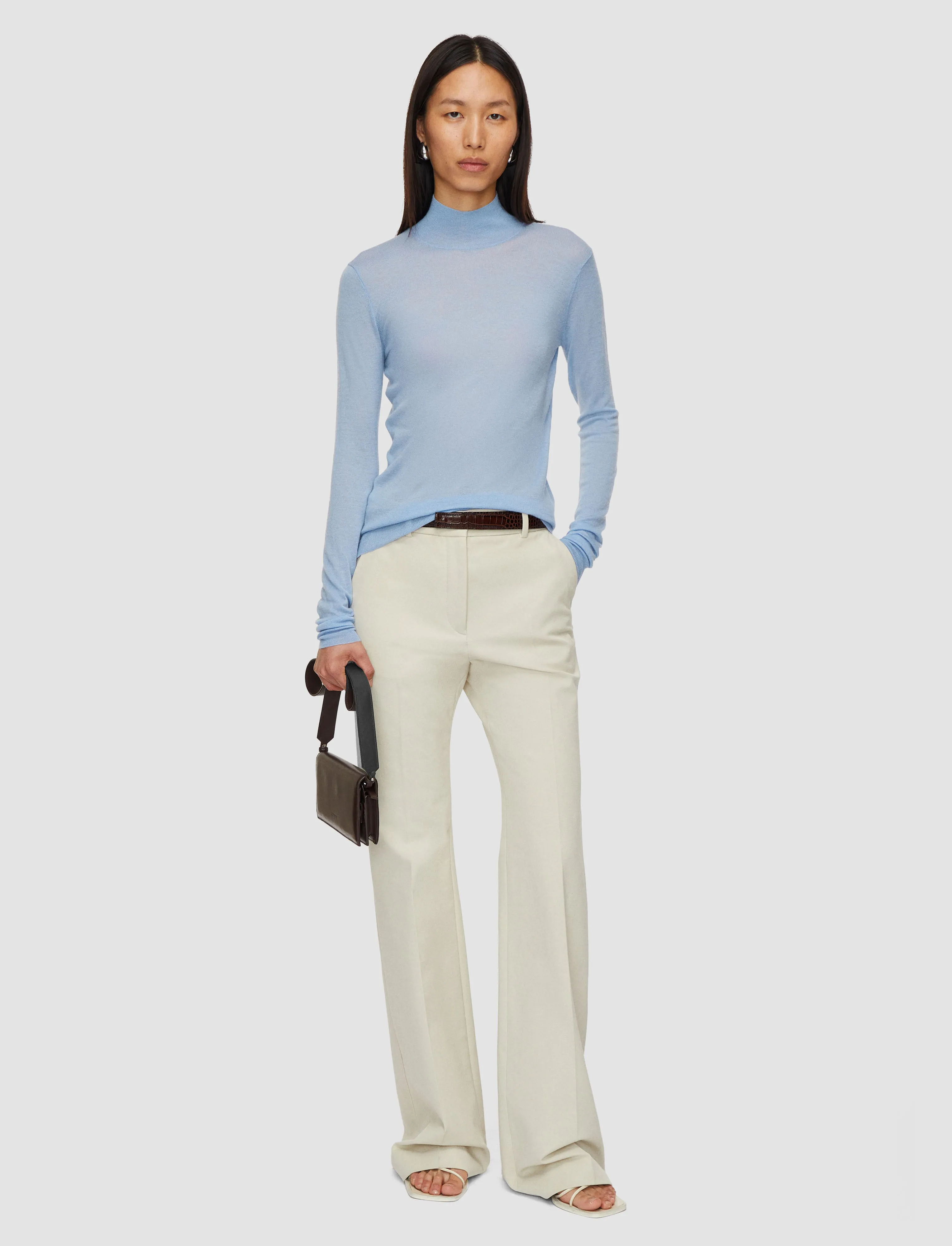 Ventilation Panel Cashair High Neck Jumper