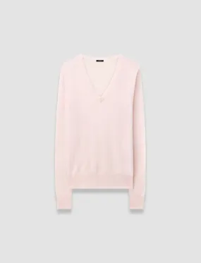 Cashair V Neck Jumper Home Outfit WrinkleResistant Yarn