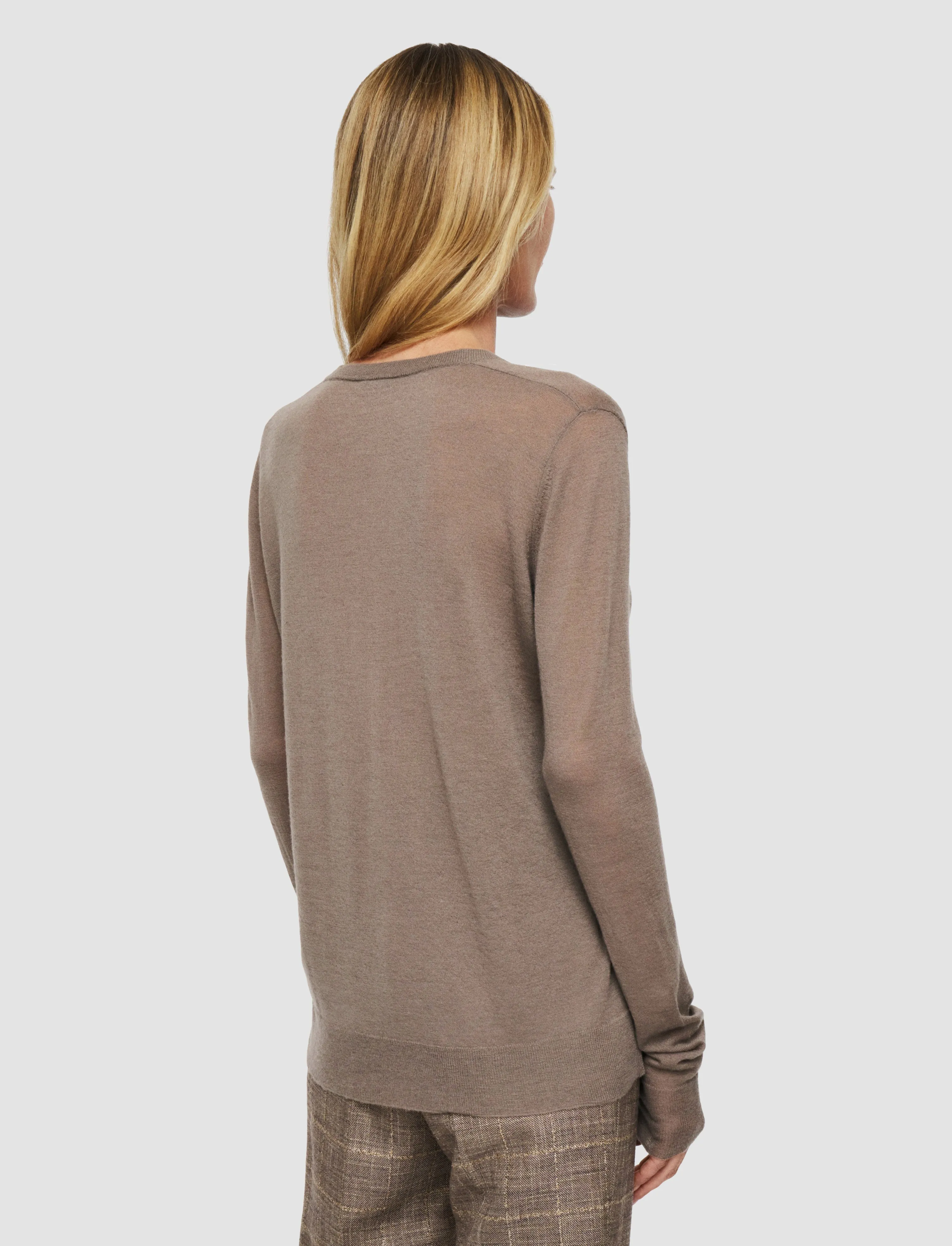 Cashair V Neck Jumper All Day Wear Leisure Look