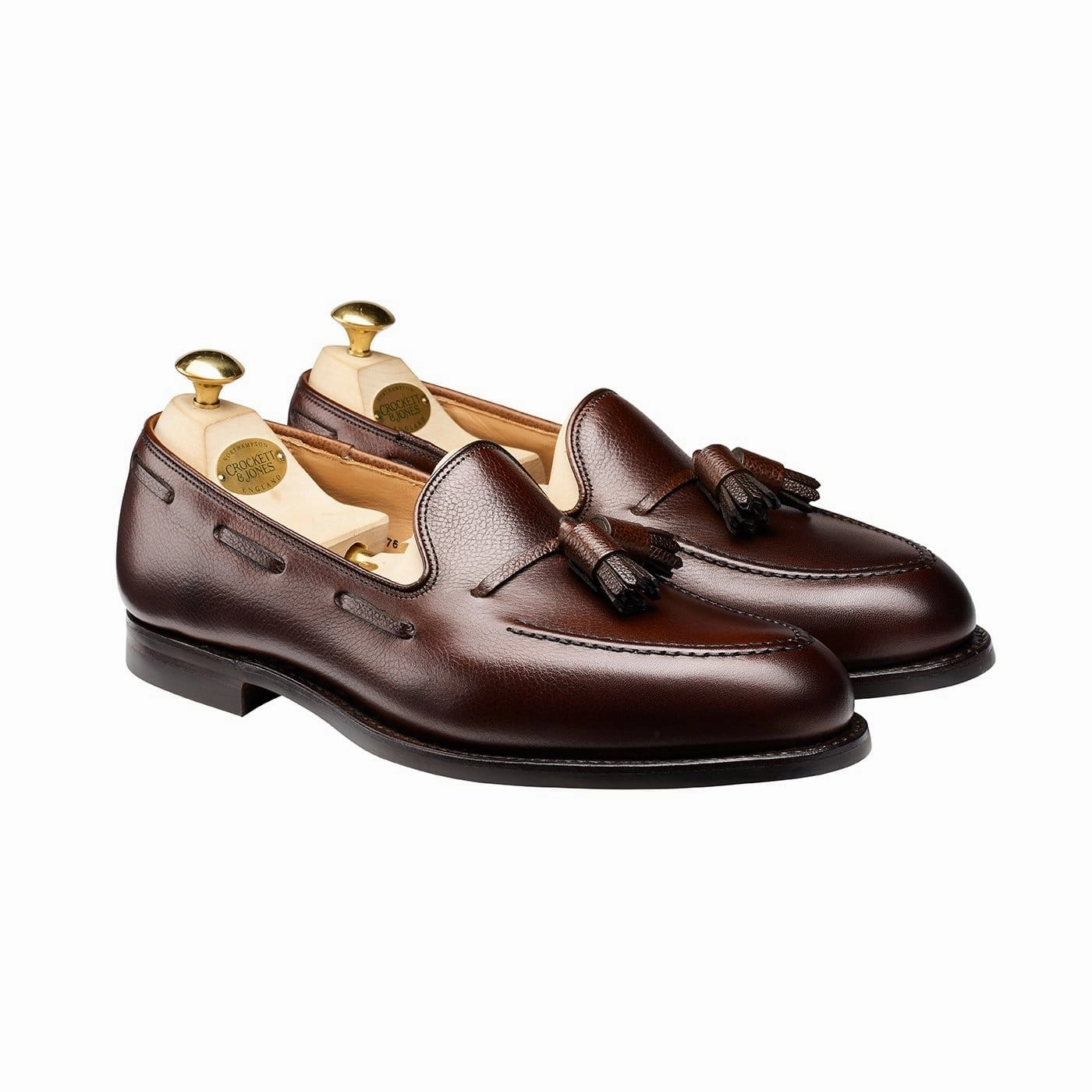 Comfortable Slip-on Design Style Option Cavendish Dark Brown Pebble Grain
