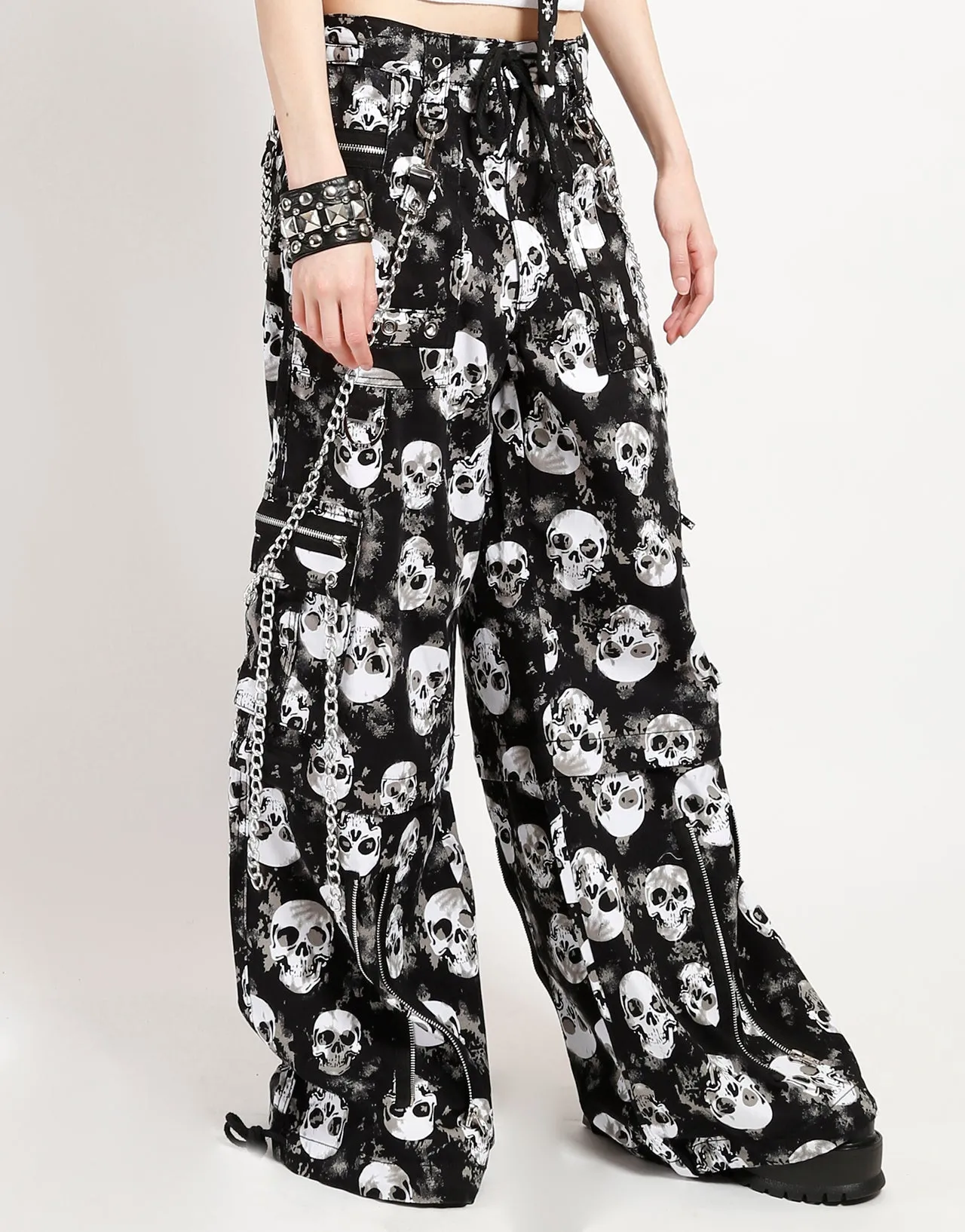 CHAIN TO CHAIN PANT SKULL Vintage Wash