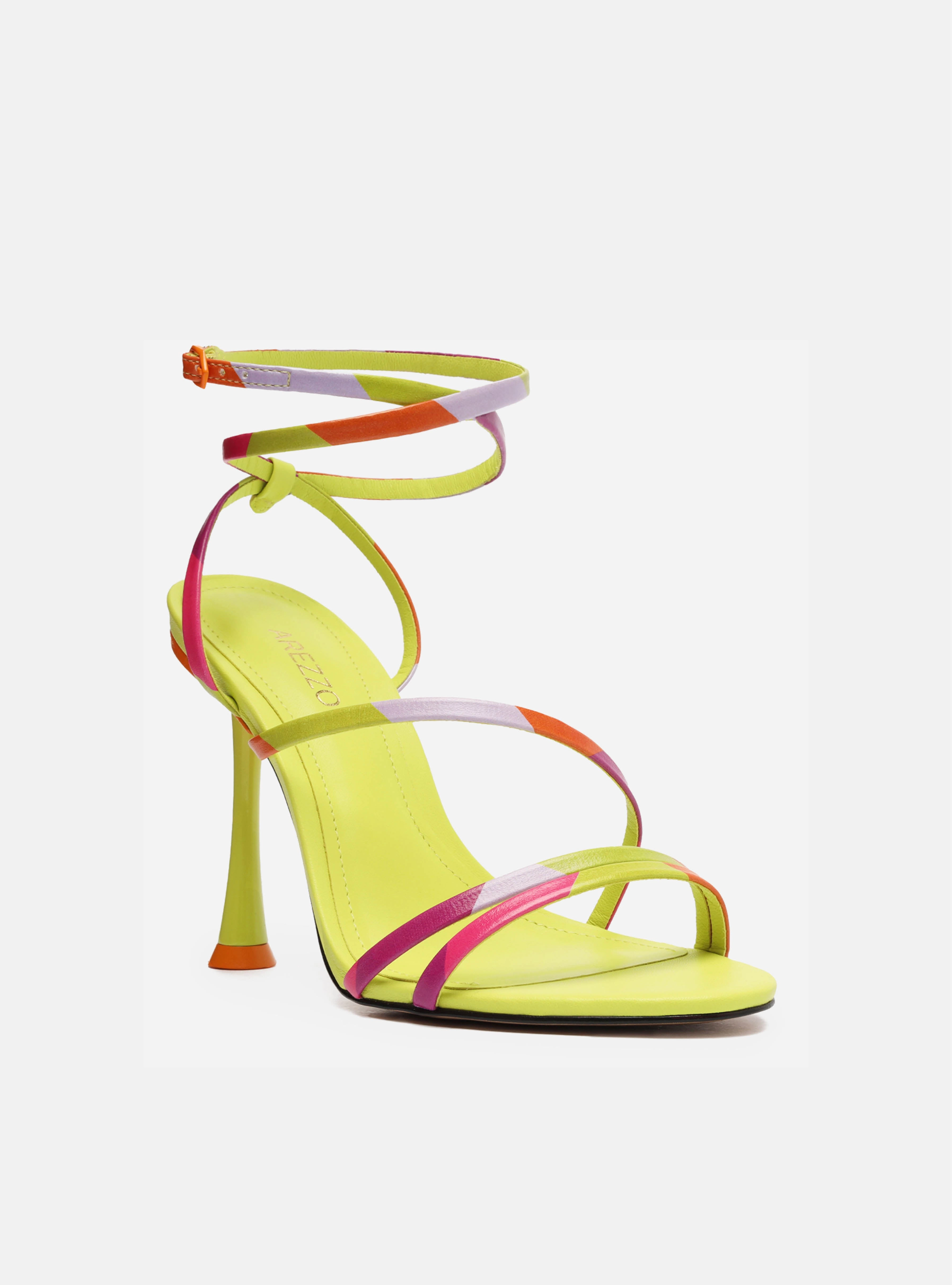 Lace Tie Functional Charlie  Stiletto Sandal