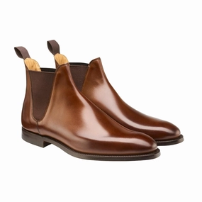 Extreme Comfort All Weather Urban Commute Chelsea 8 Dark Brown Burnished Calf