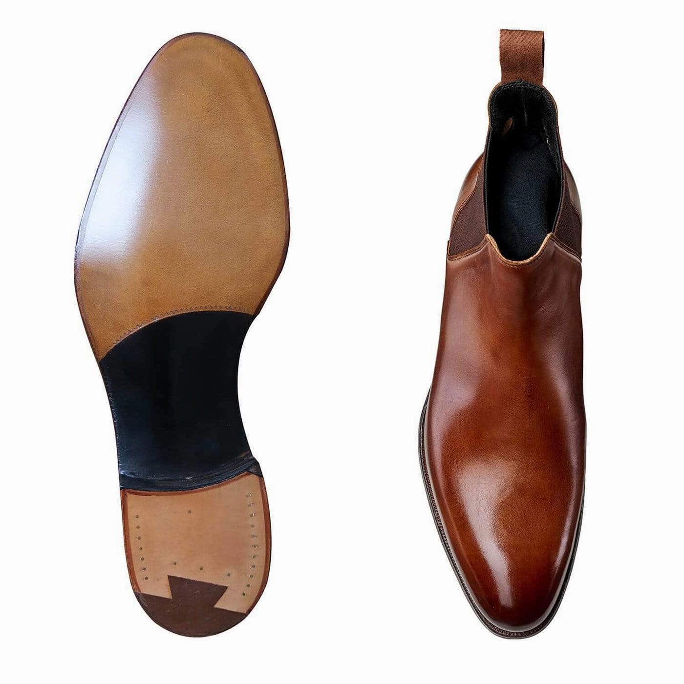 Star Walk Road grip Chelsea 8 Tan Antique Calf