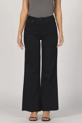 Dear John Fiona Wide Leg Jean in Black Arrow High Quality Bold Look Summer Vibes Timeless Wear