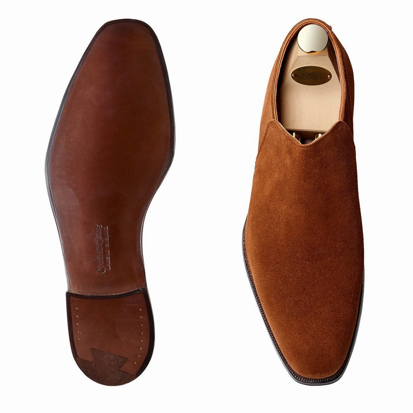 Dinner Look Kempton 3 Polo Brown Calf Suede