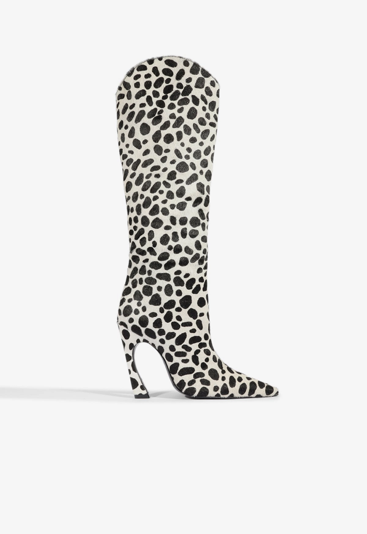 Sun Proof Icon Glam Maryann Up Curve Calf Hair Boot