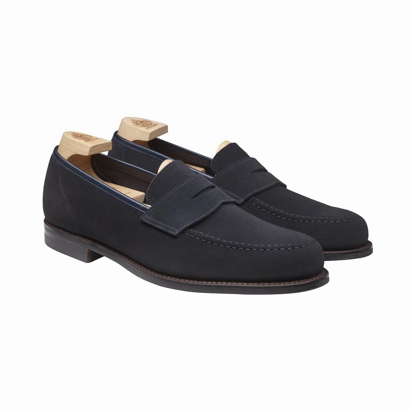 Harvard 2 Navy Suede Soft Hold Forest Lane