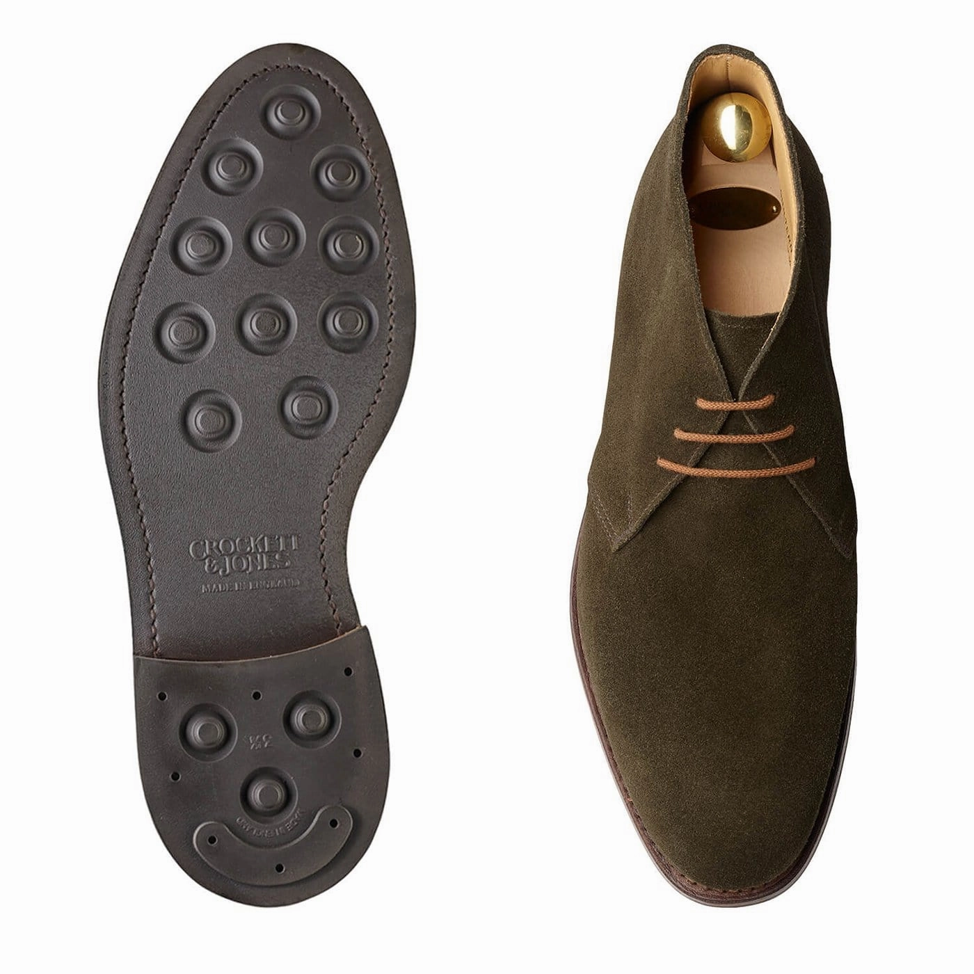 Chiltern Earth Green Suede Thermal Protection