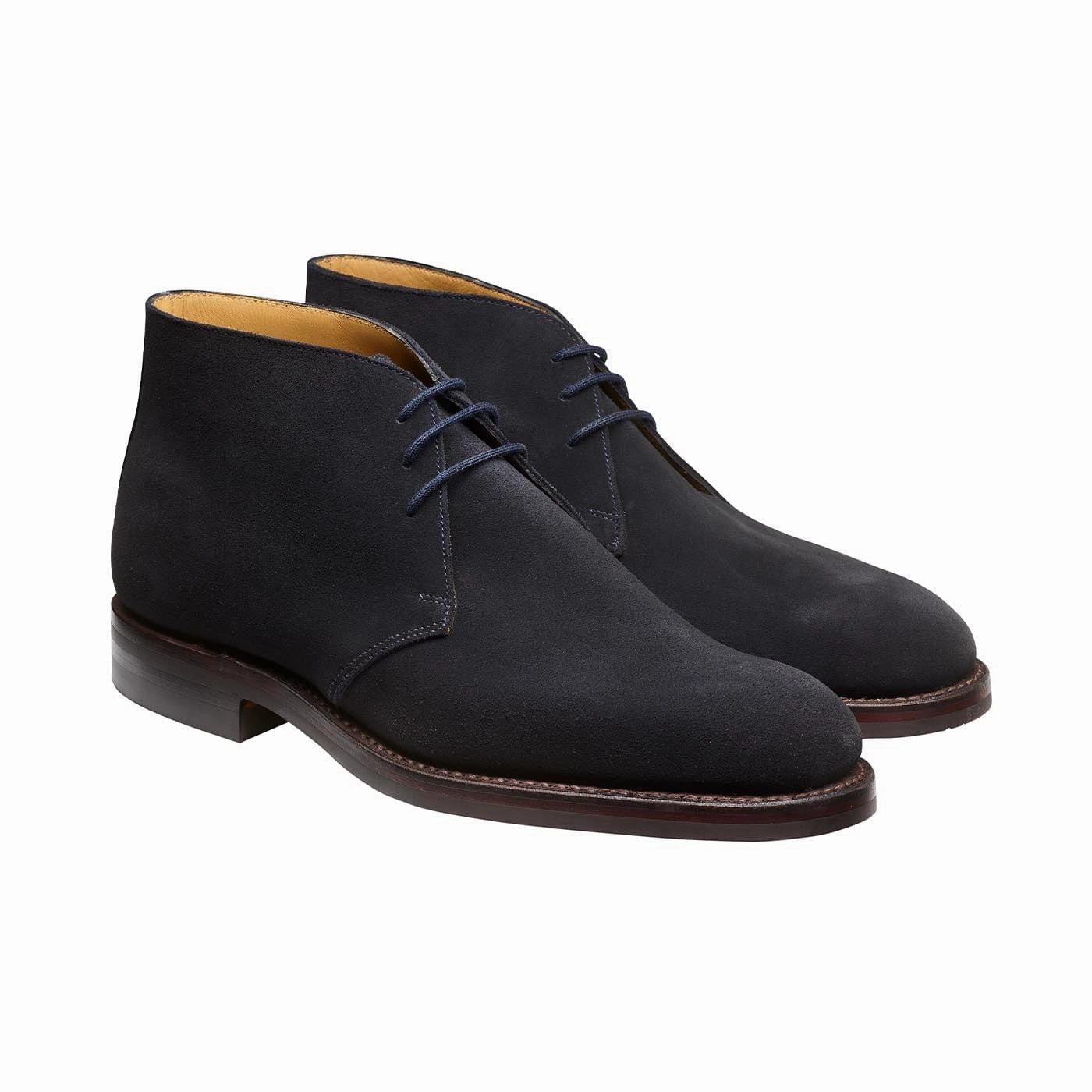 Minimal Look slim fit Chiltern Navy Suede