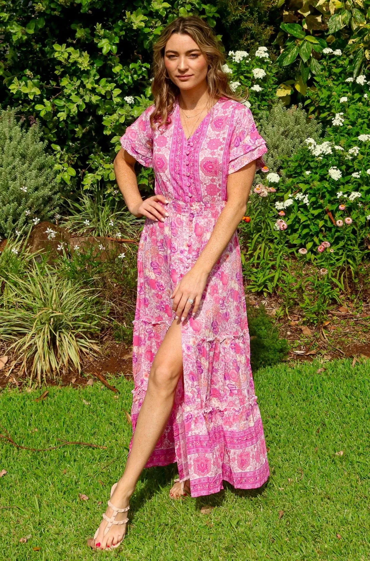 Christina Dress / Bengal Rose Rooftop-Event