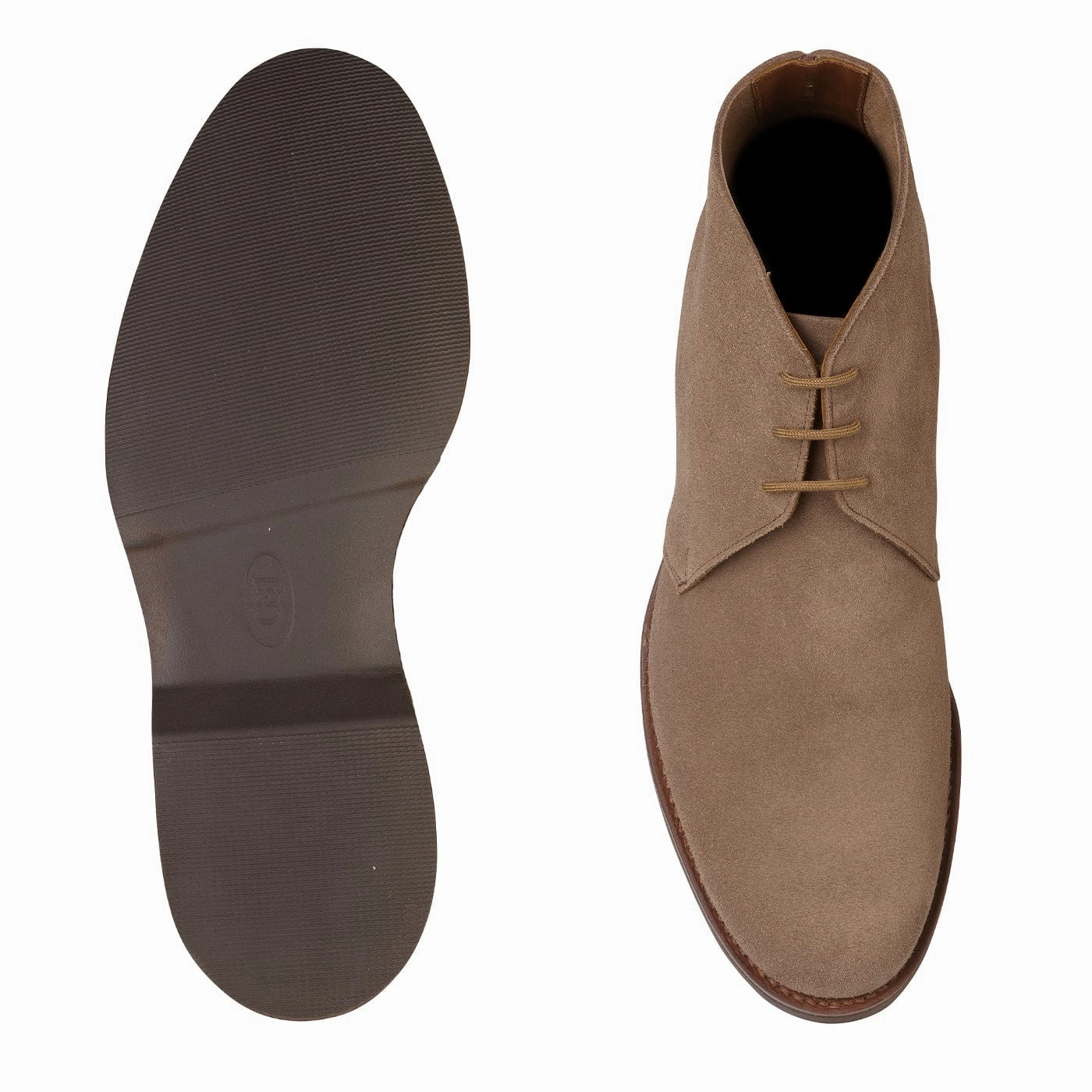 Chukka 4 Taupe Reverse Butt Suede Kid Fun