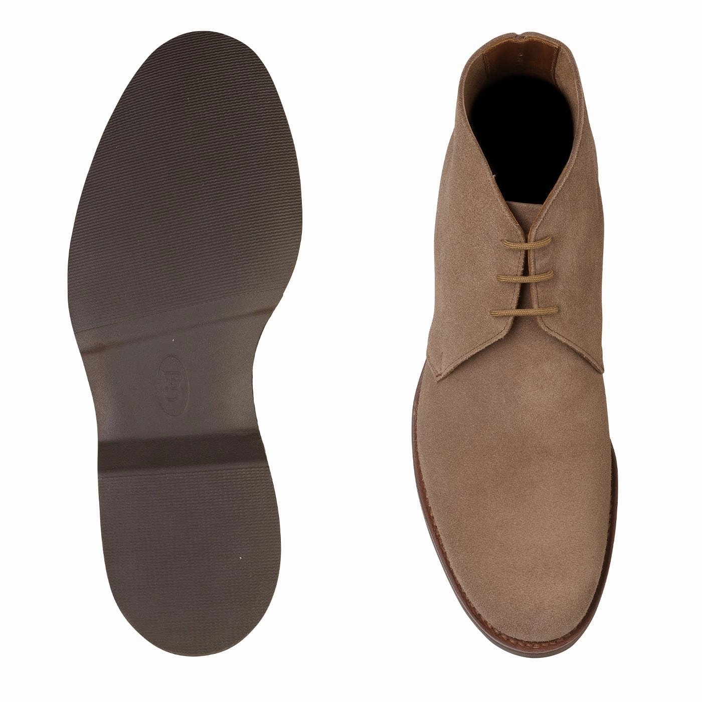 Flexible Arch Support Chukka 4 Taupe Reverse Butt Suede