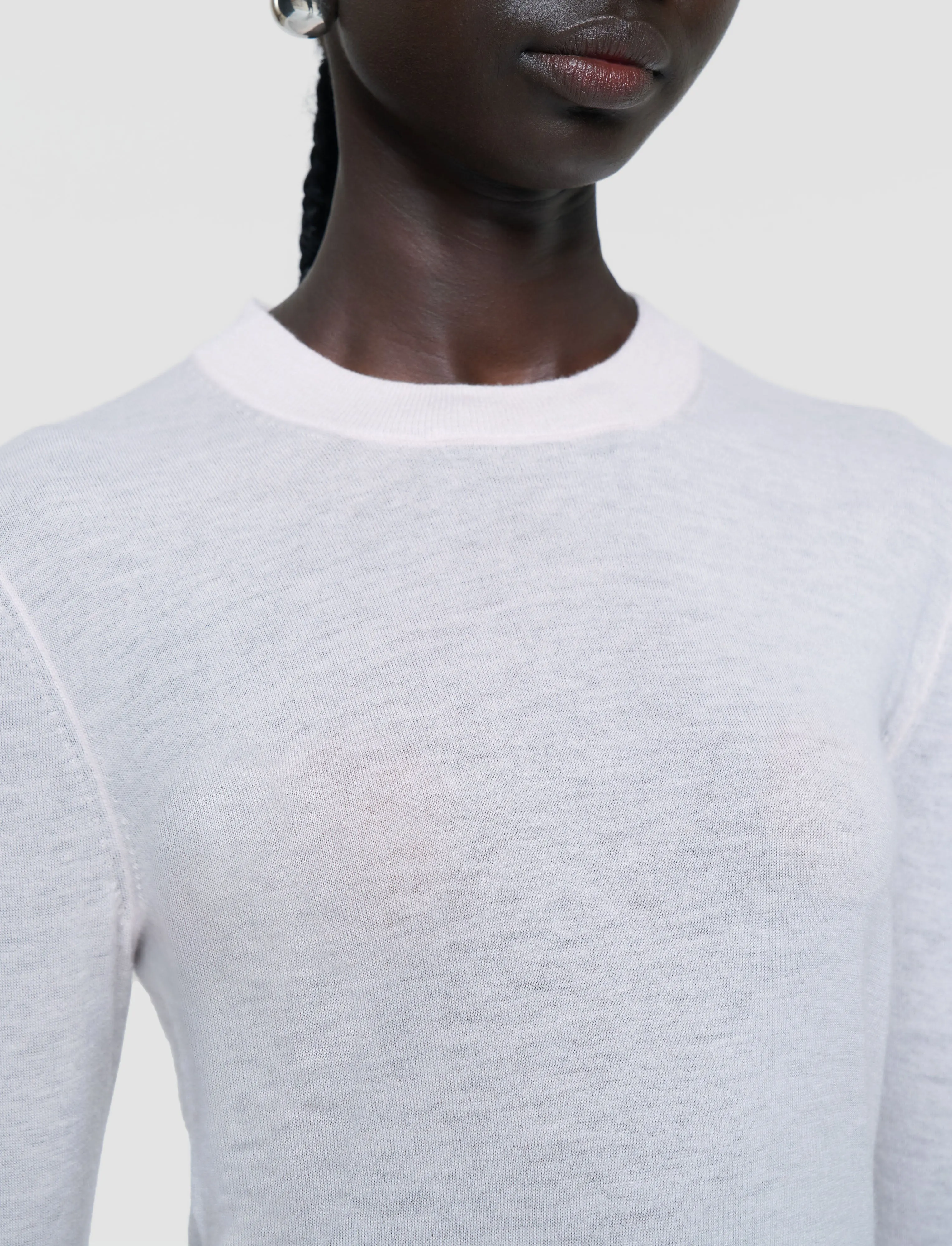 Chic Layer Cold Day Cashair Round Neck Jumper