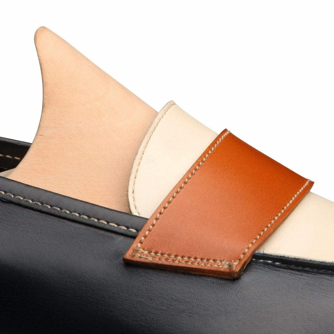 Clare Navy, Ivory & Tan Burnished Calf Snow Ride