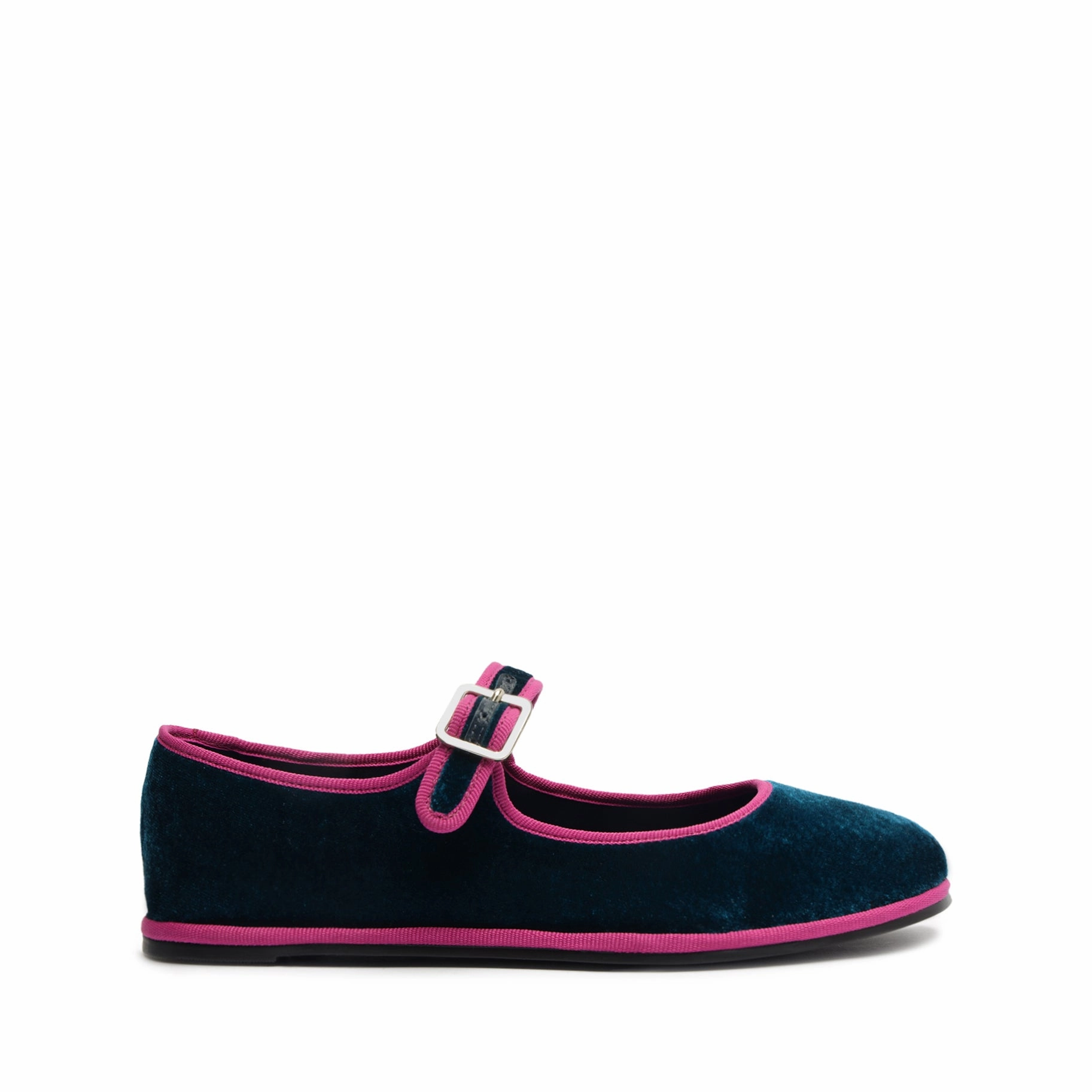 Clarissa Velvet Flat Comfort Enhancement