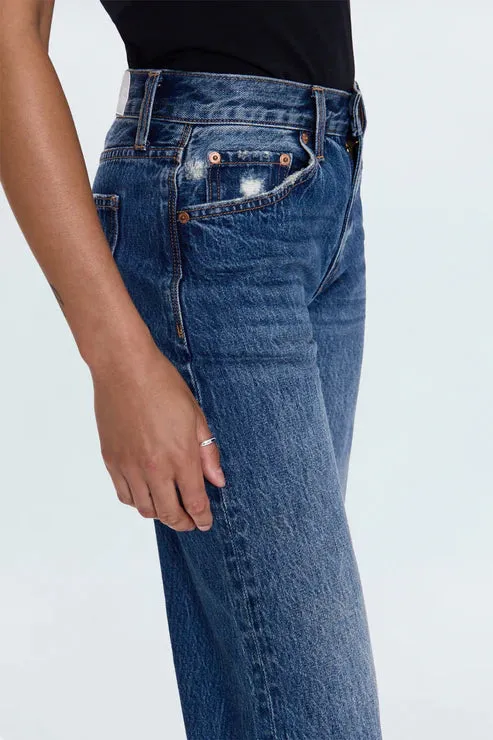 Workday Outfit Pistola Lexi Mid Rise Bowed Straight Jean in Artisan