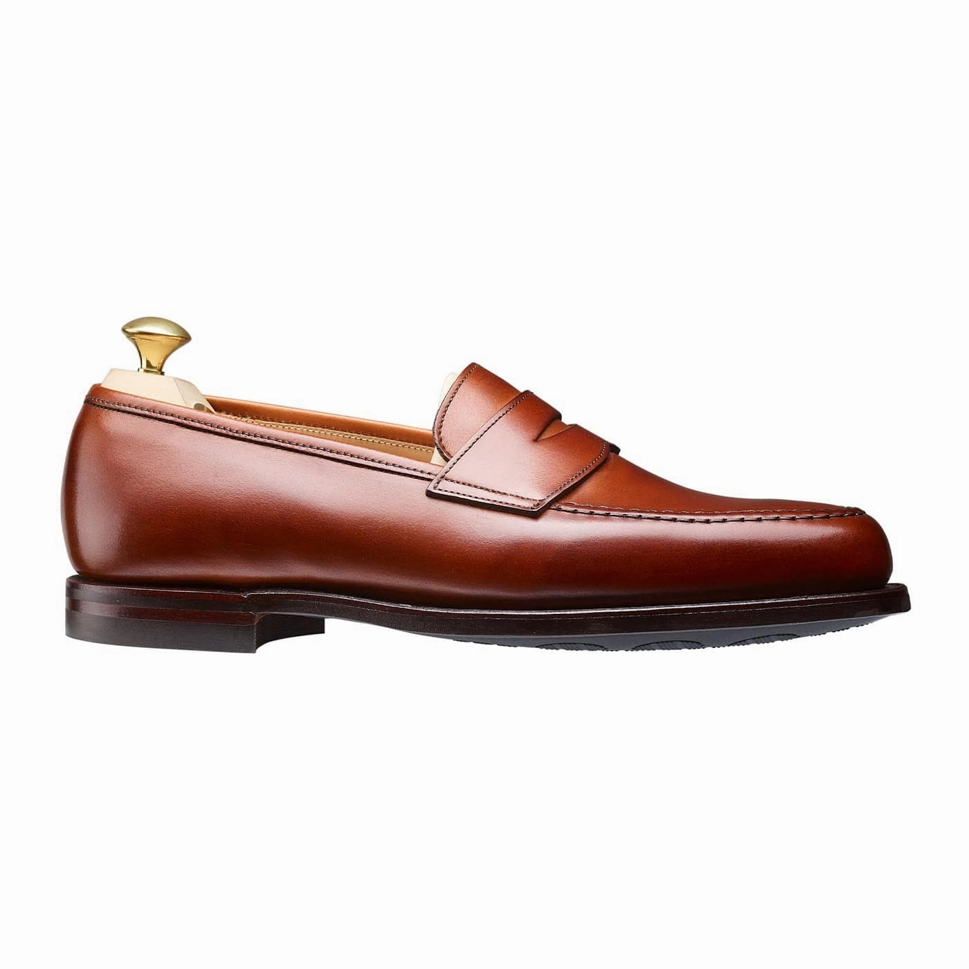 Long Path Elegant Shape Boston Chestnut Burnished Calf
