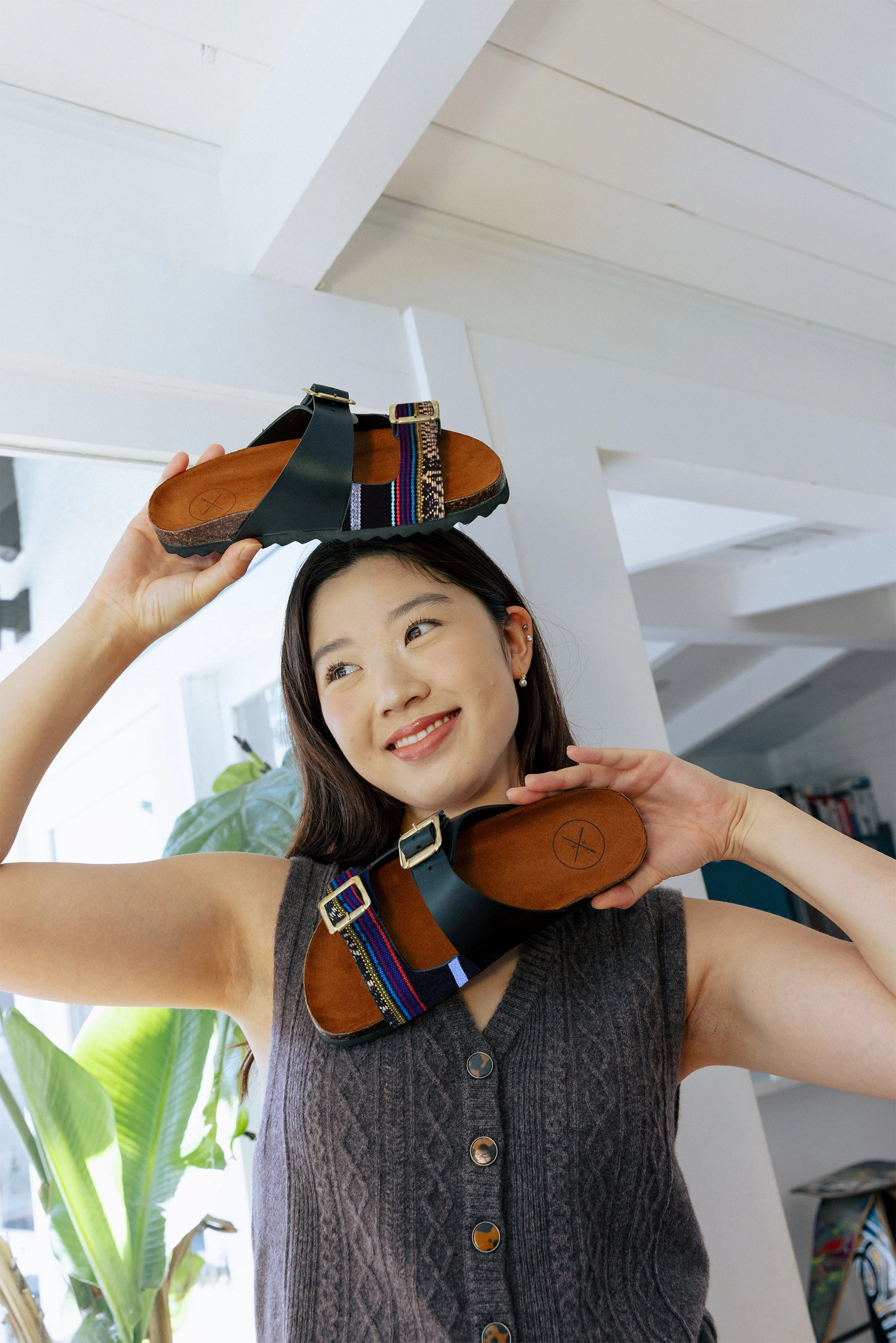 Dynamic flex Chic Footwear for Summer Blackbird Buckle Sandal