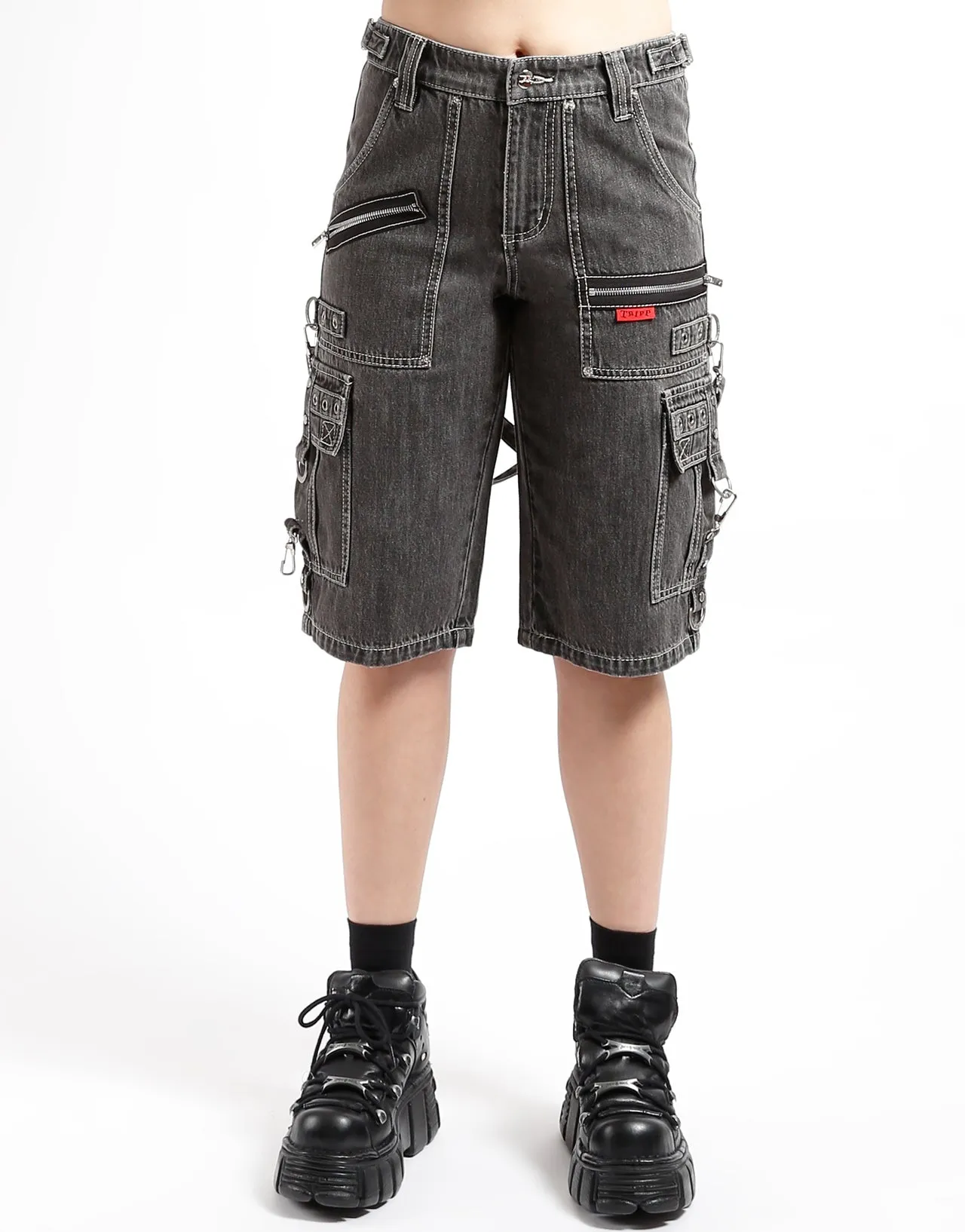 PUNK SHORT BLACK DENIM Light Fit Wear