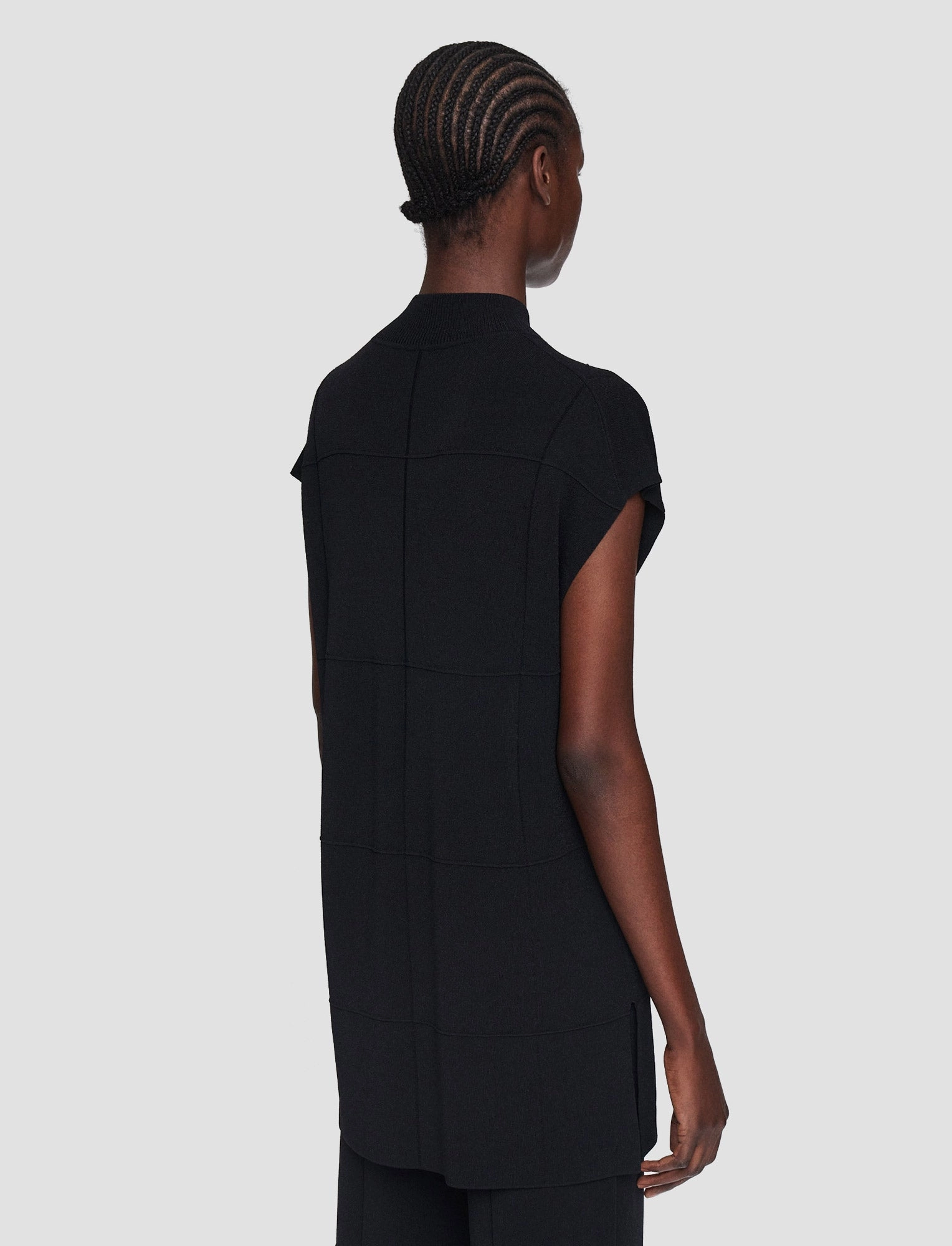 Daily Favorite City Casual Grid Viscose Knitted Tank Top