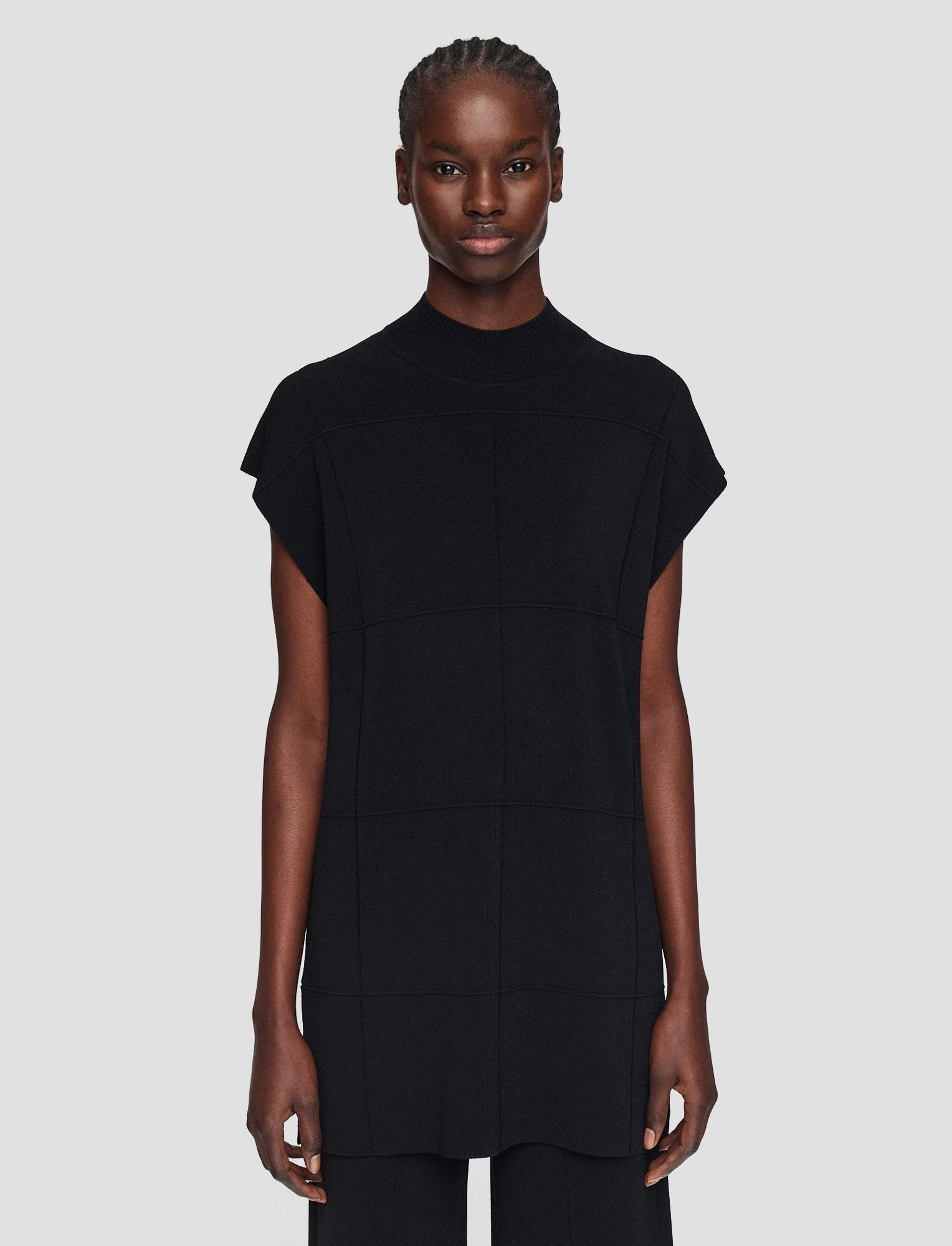 Chill Evening Thermoregulating Technology Grid Viscose Knitted Tank Top