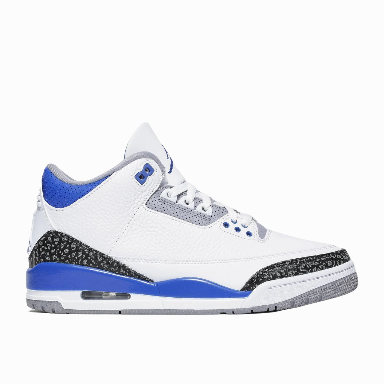 Air Jordan 3 Retro - Racer Blue - Used Comfort arch Bold Tone